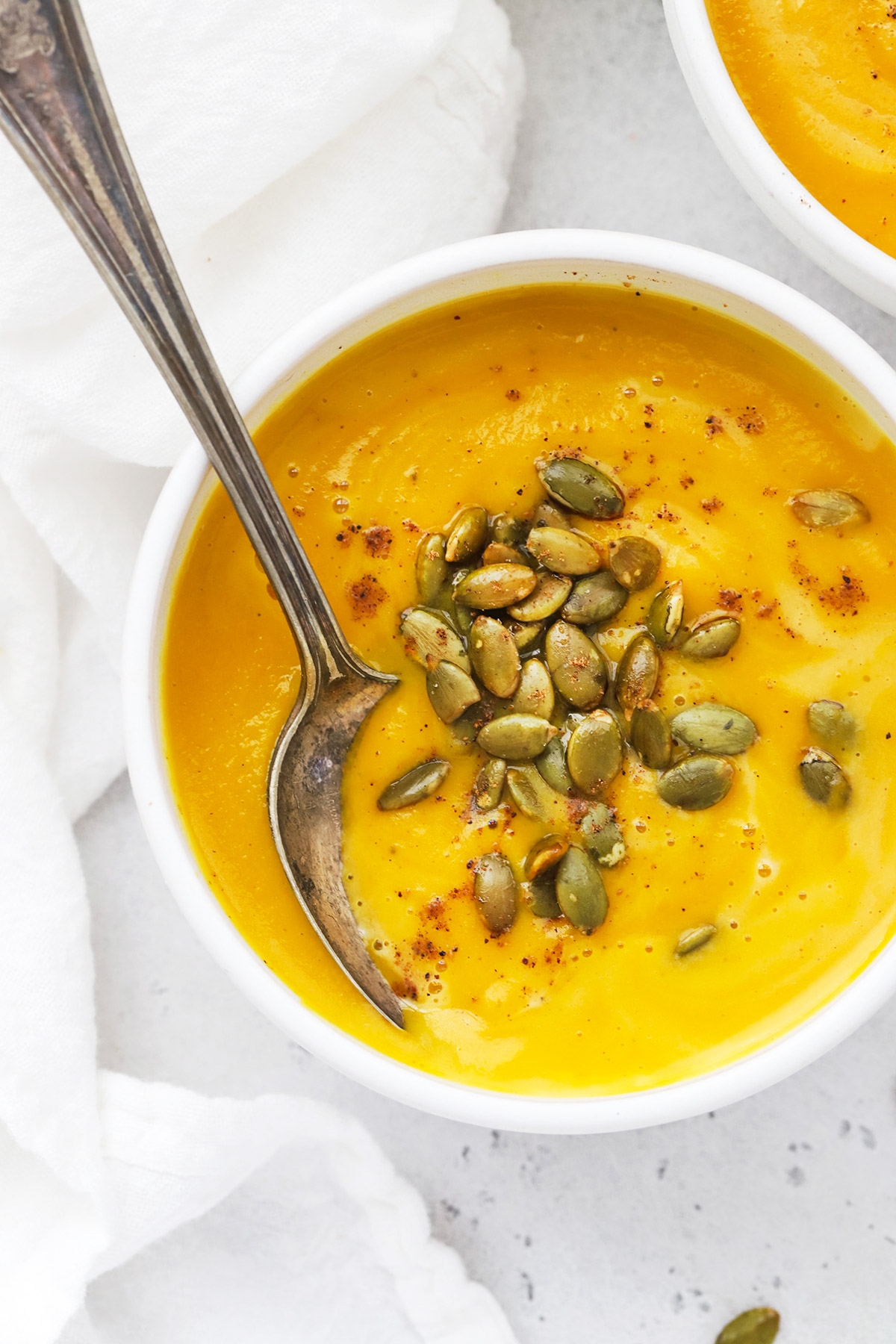 Cozy Autumn Squash Soup Panera Copycat One Lovely Life