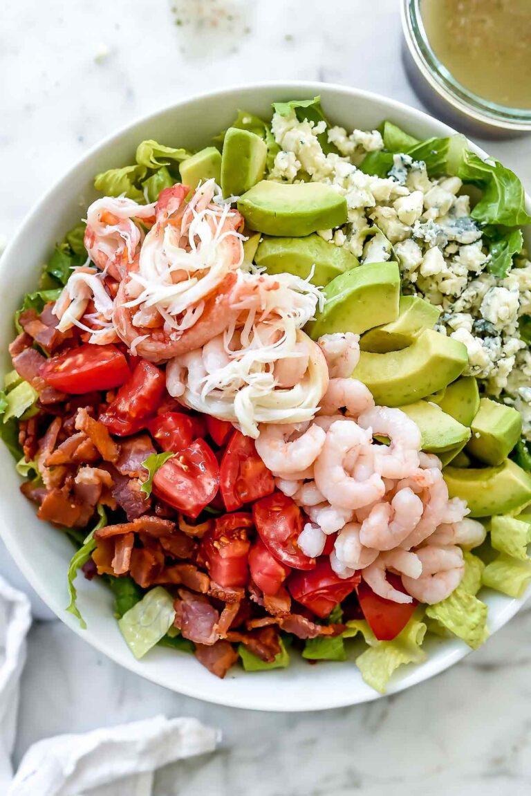 Crab And Shrimp Seafood Cobb Salad Foodiecrush