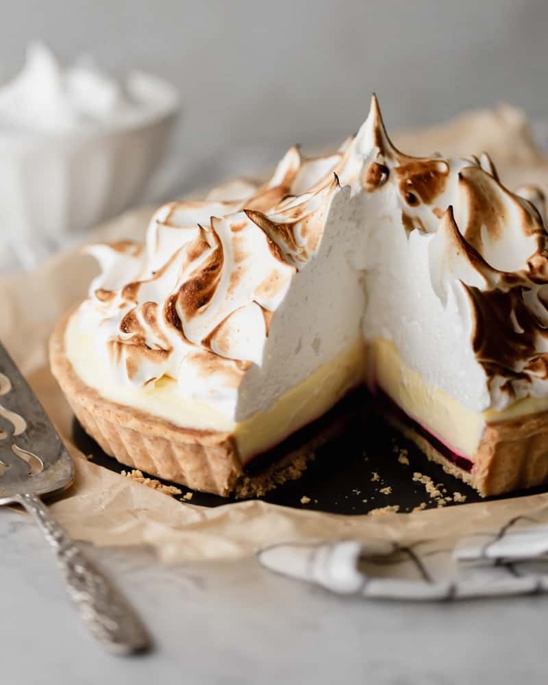 Cranberry Lemon Cream Tart With Italian Meringue Studio Baked Cranberry Lemon Cream Tart With Italian Meringue Studio Baked