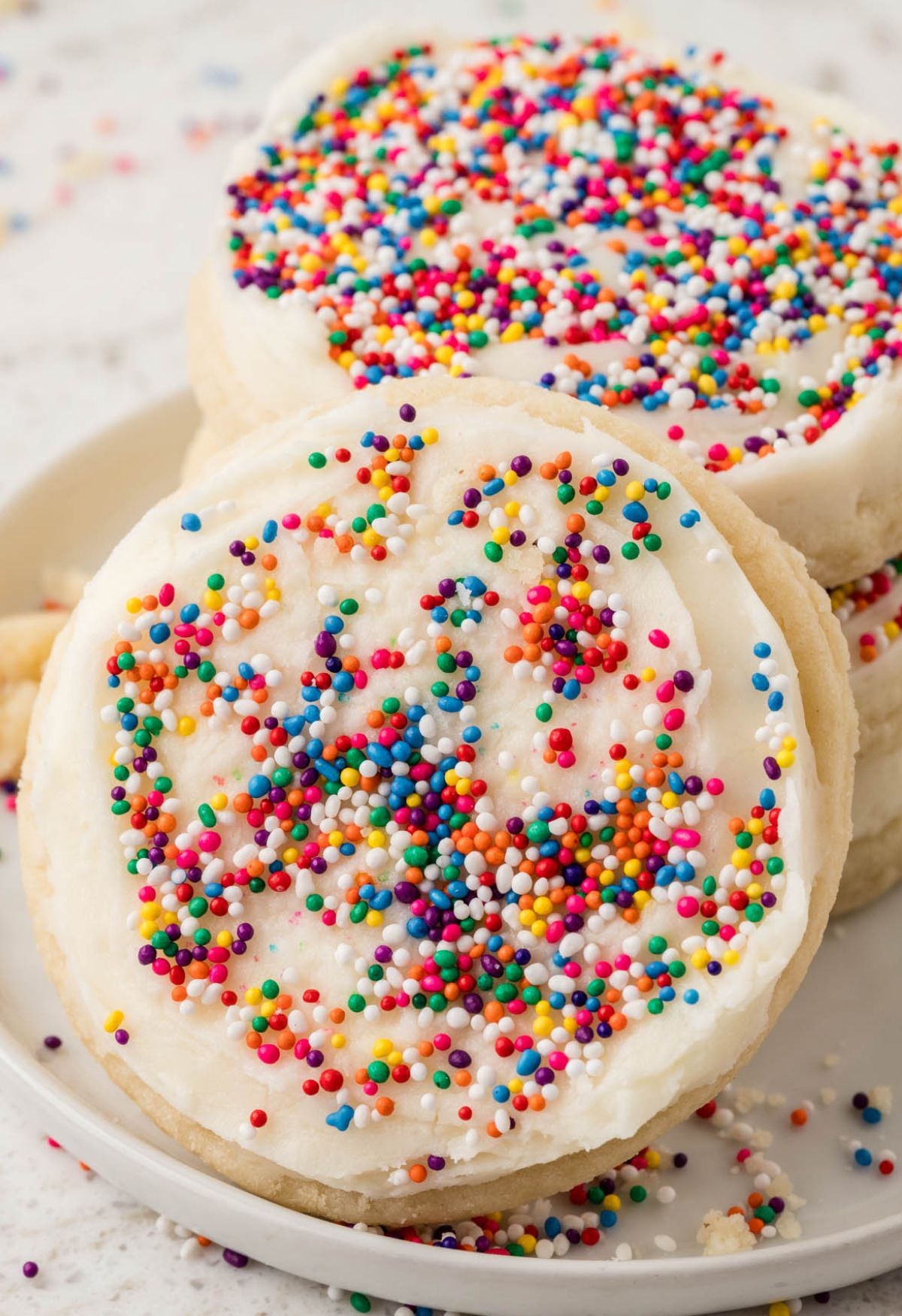Cream Cheese Sugar Cookies Together As Family