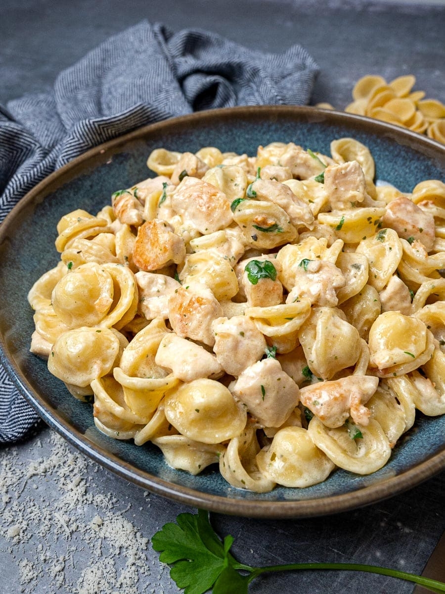 Creamy Chicken Boursin Pasta Skinny Spatula