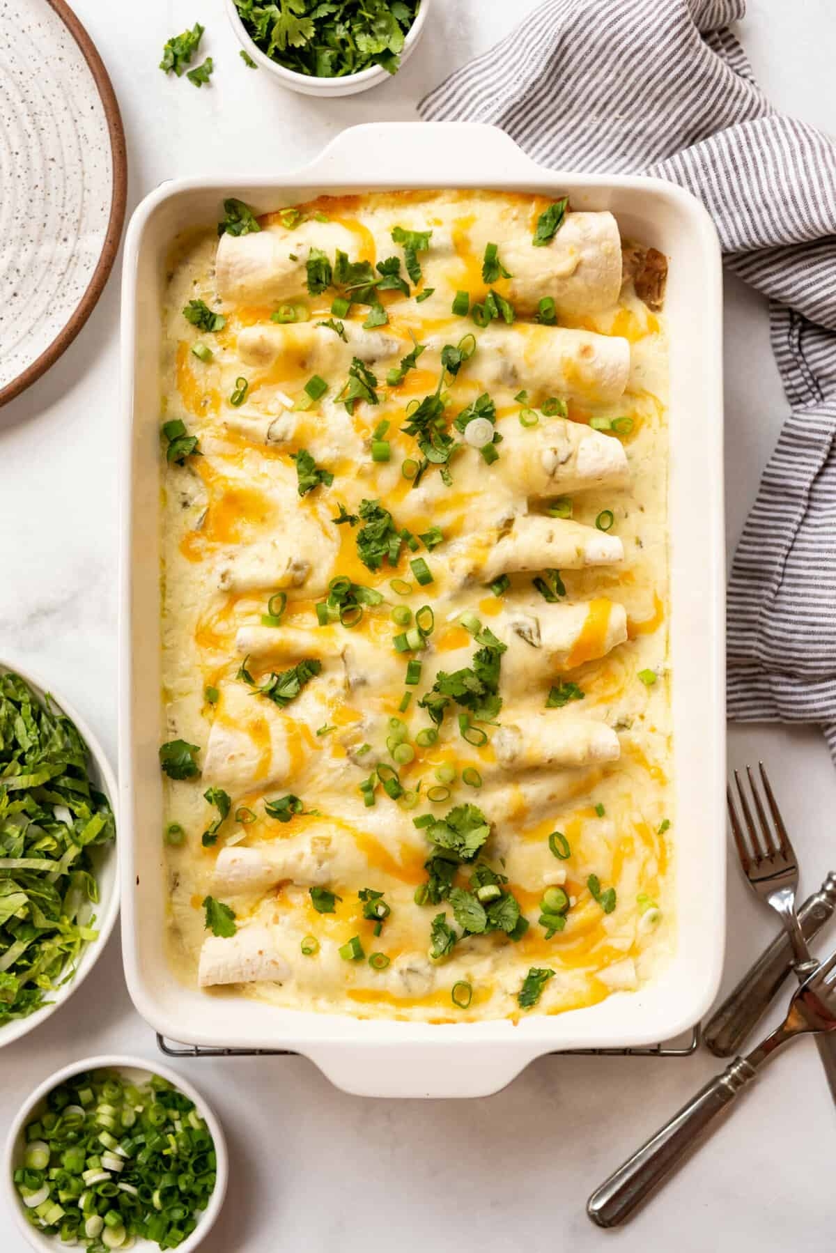 Creamy Chicken Enchiladas With Rotisserie Chicken House Of Nash Eats Creamy Chicken Enchiladas With Rotisserie Chicken House Of Nash Eats