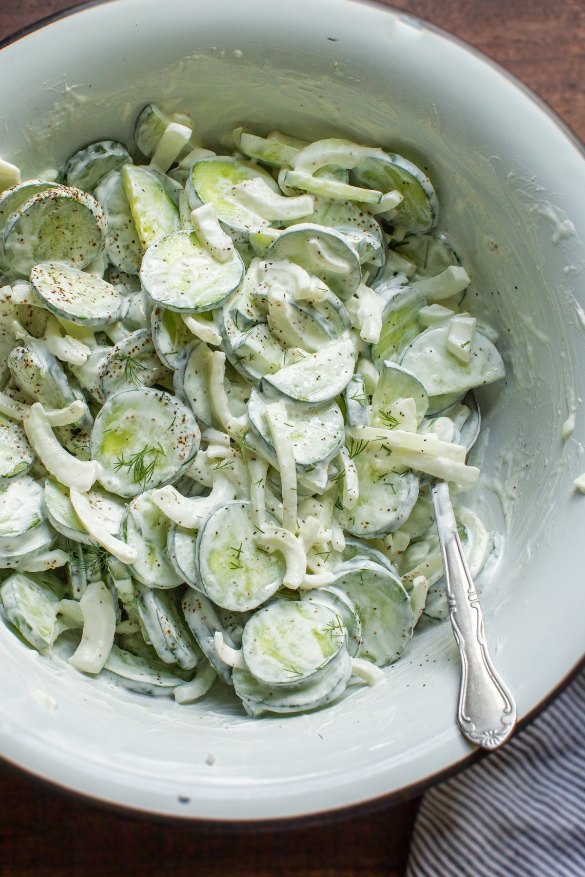 Creamy Cucumber Onion Salad Alyona s Cooking Creamy Cucumber Onion Salad Alyona s Cooking