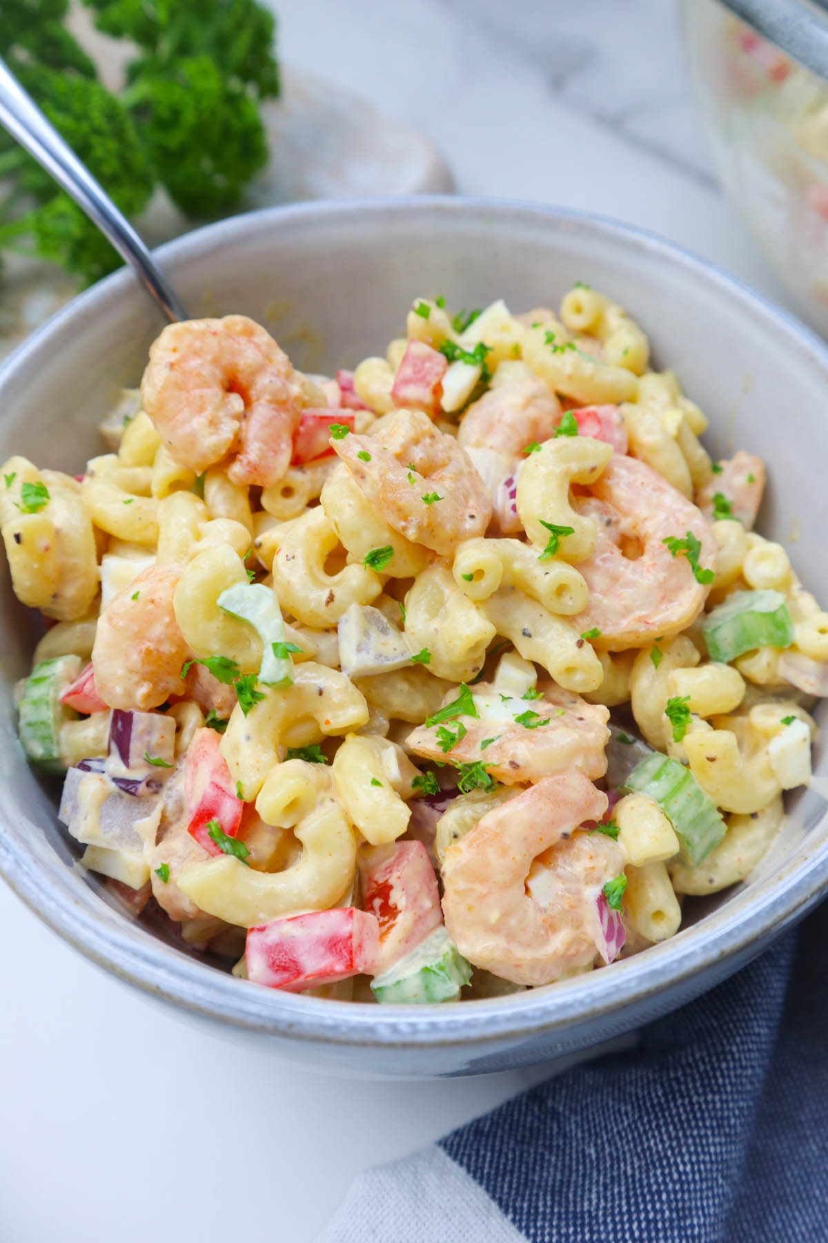 Creamy Macaroni Shrimp Salad With Old Bay Bless This Meal Creamy Macaroni Shrimp Salad With Old Bay Bless This Meal