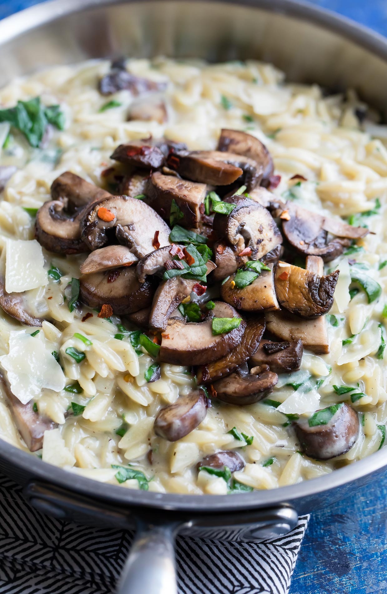 Creamy Mushroom Orzo Pasta One Pot Creamy Mushroom Orzo Pasta One Pot