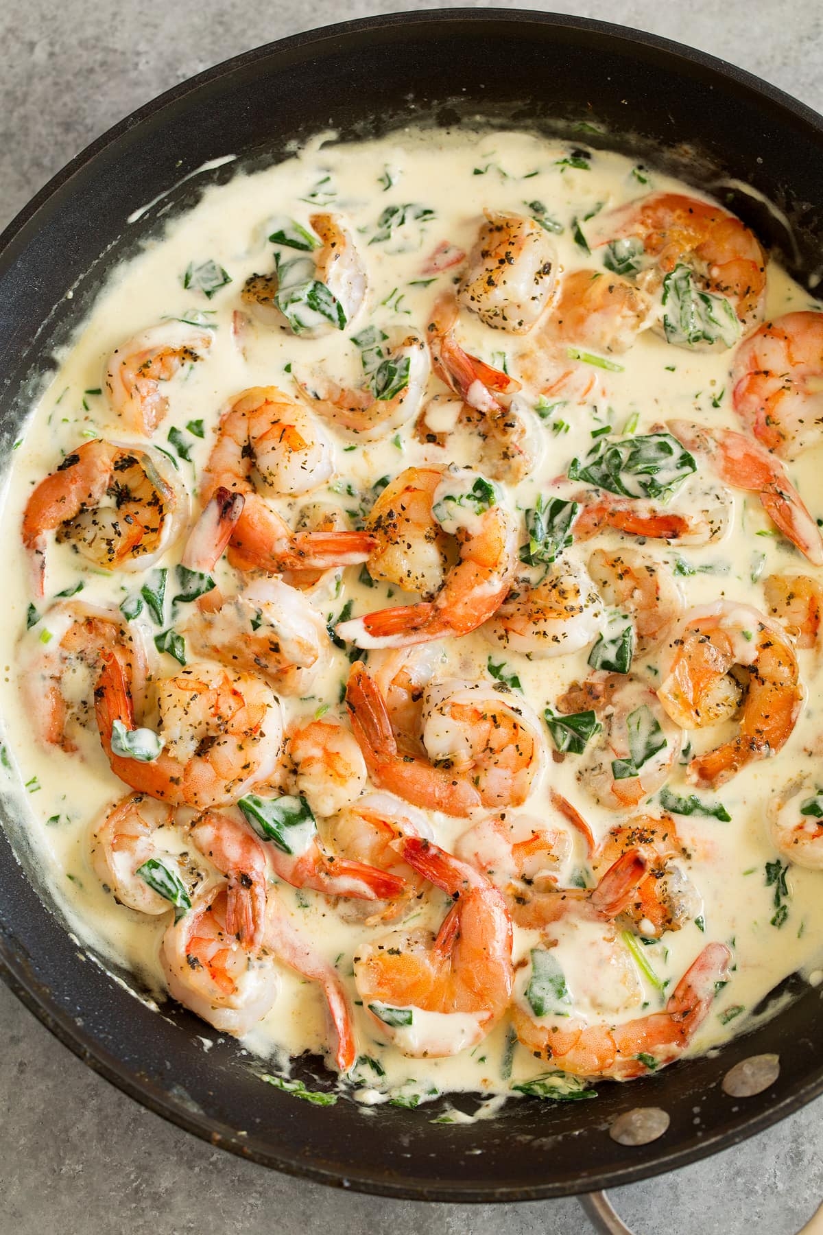 Creamy Parmesan And Spinach Shrimp Cooking Classy