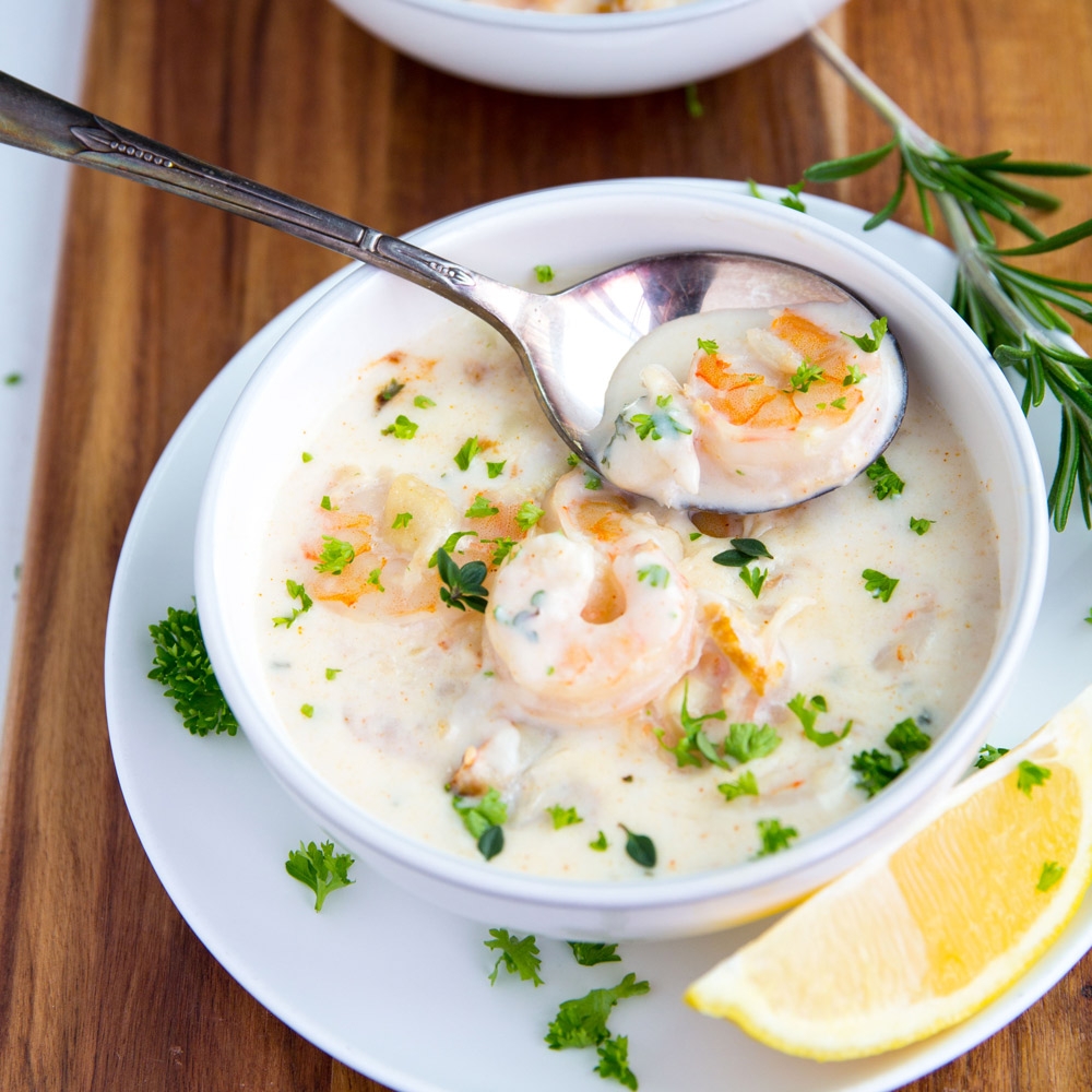 Creamy Seafood Chowder Gather For Bread Creamy Seafood Chowder Gather For Bread