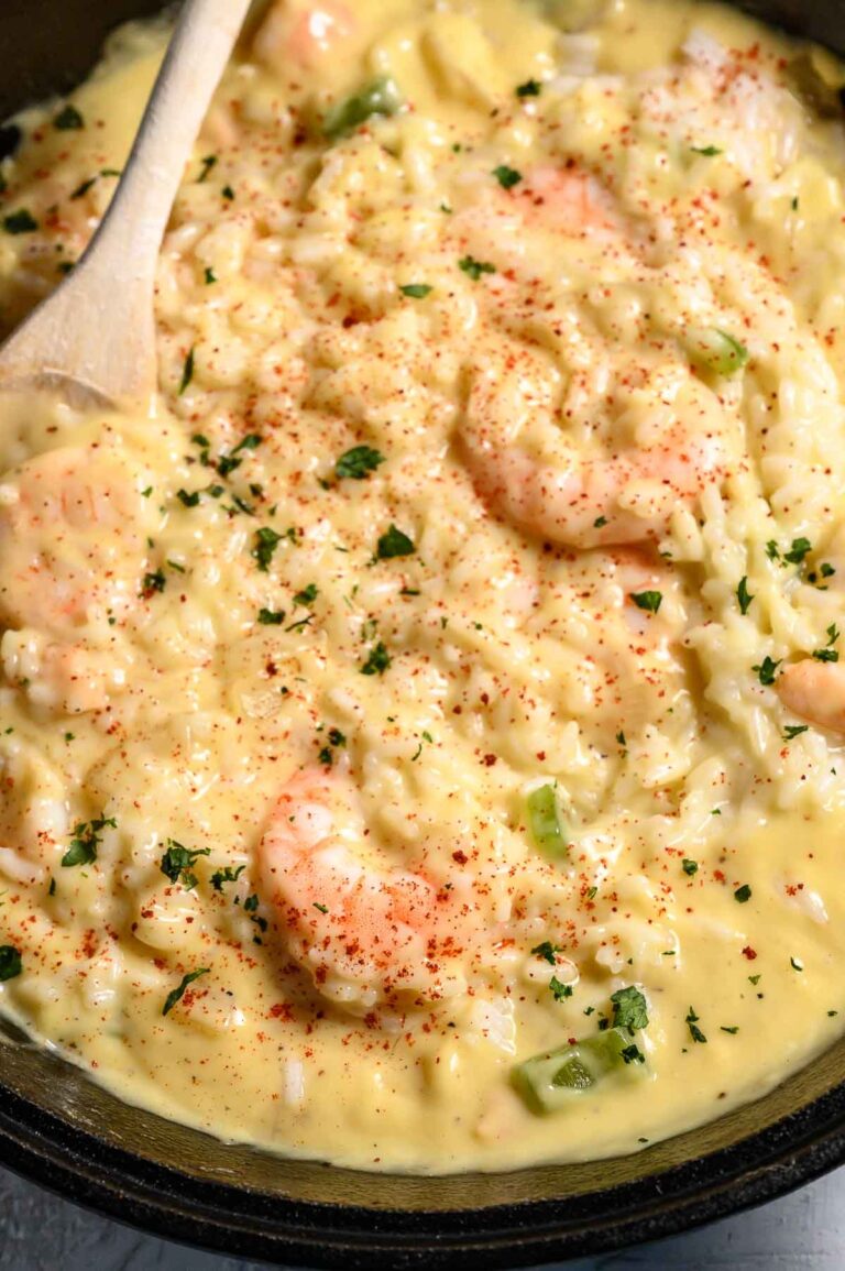 Creamy Shrimp And Rice Just 25 Minutes And 6 Steps Zona Cooks