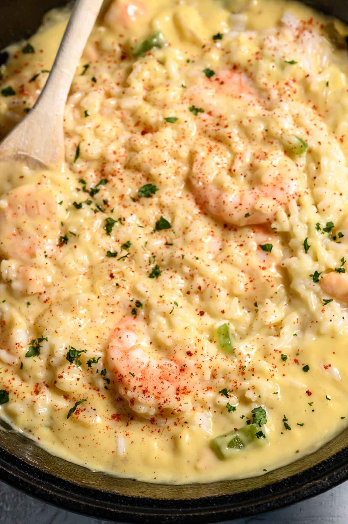 Creamy Shrimp And Rice Just 25 Minutes And 6 Steps Zona Cooks