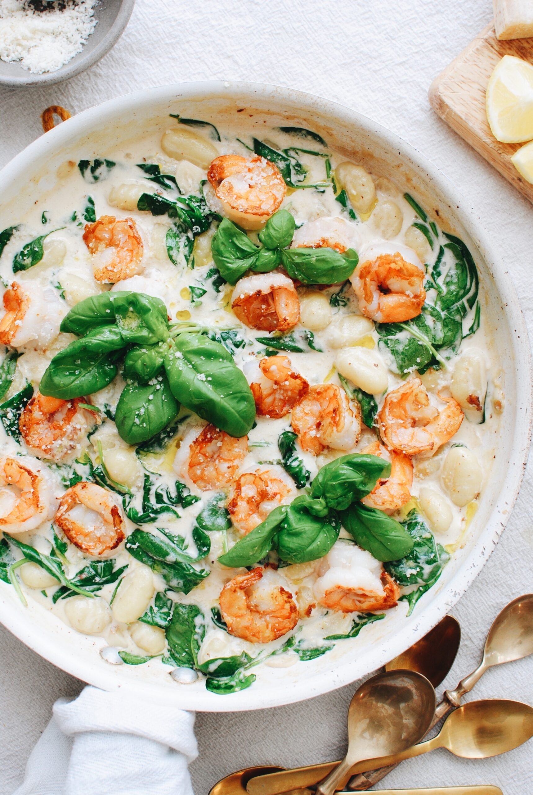 Creamy Shrimp Gnocchi With Spinach Bev Cooks Creamy Shrimp Gnocchi With Spinach Bev Cooks