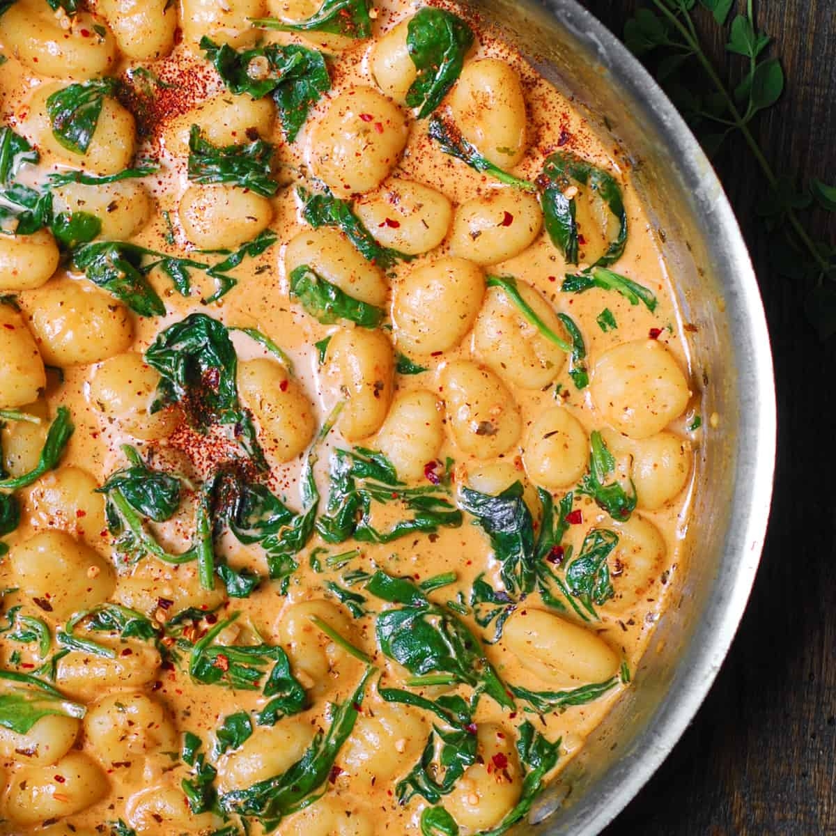 Creamy Spinach Gnocchi 20 Minute One Pan Meal Julia s Album