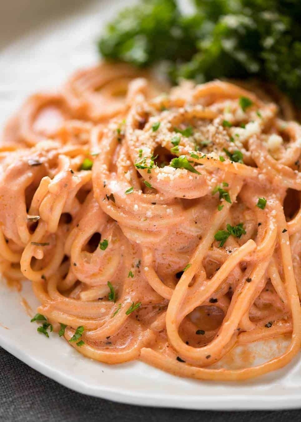 Creamy Tomato Pasta RecipeTin Eats