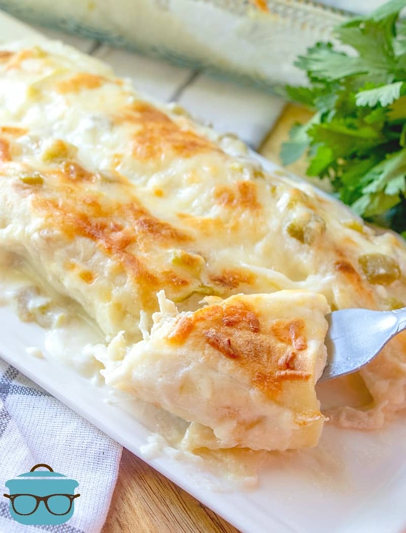 Creamy White Chicken Enchiladas The Country Cook Creamy White Chicken Enchiladas The Country Cook