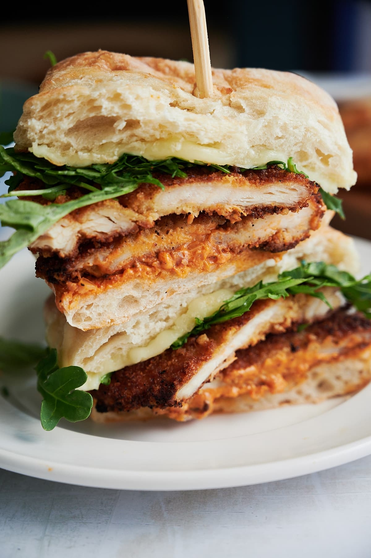 Crispy Chicken Cutlet Sandwich With Vodka Sauce Josie Nina
