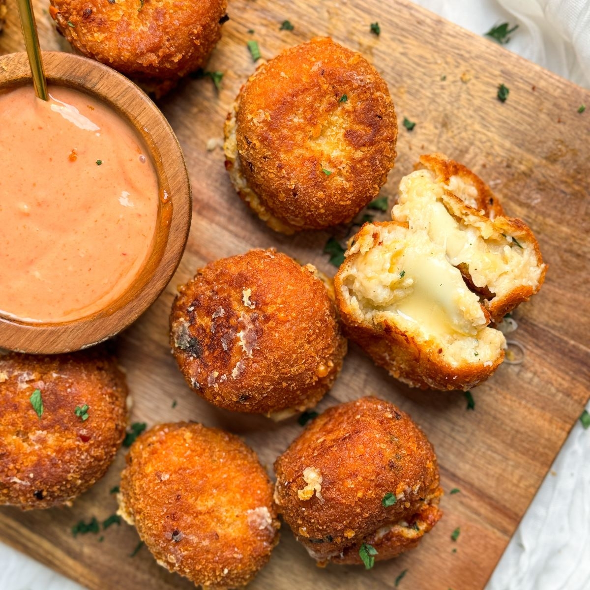 Crispy Fried Mashed Potato Balls BAKE WITH ZOHA