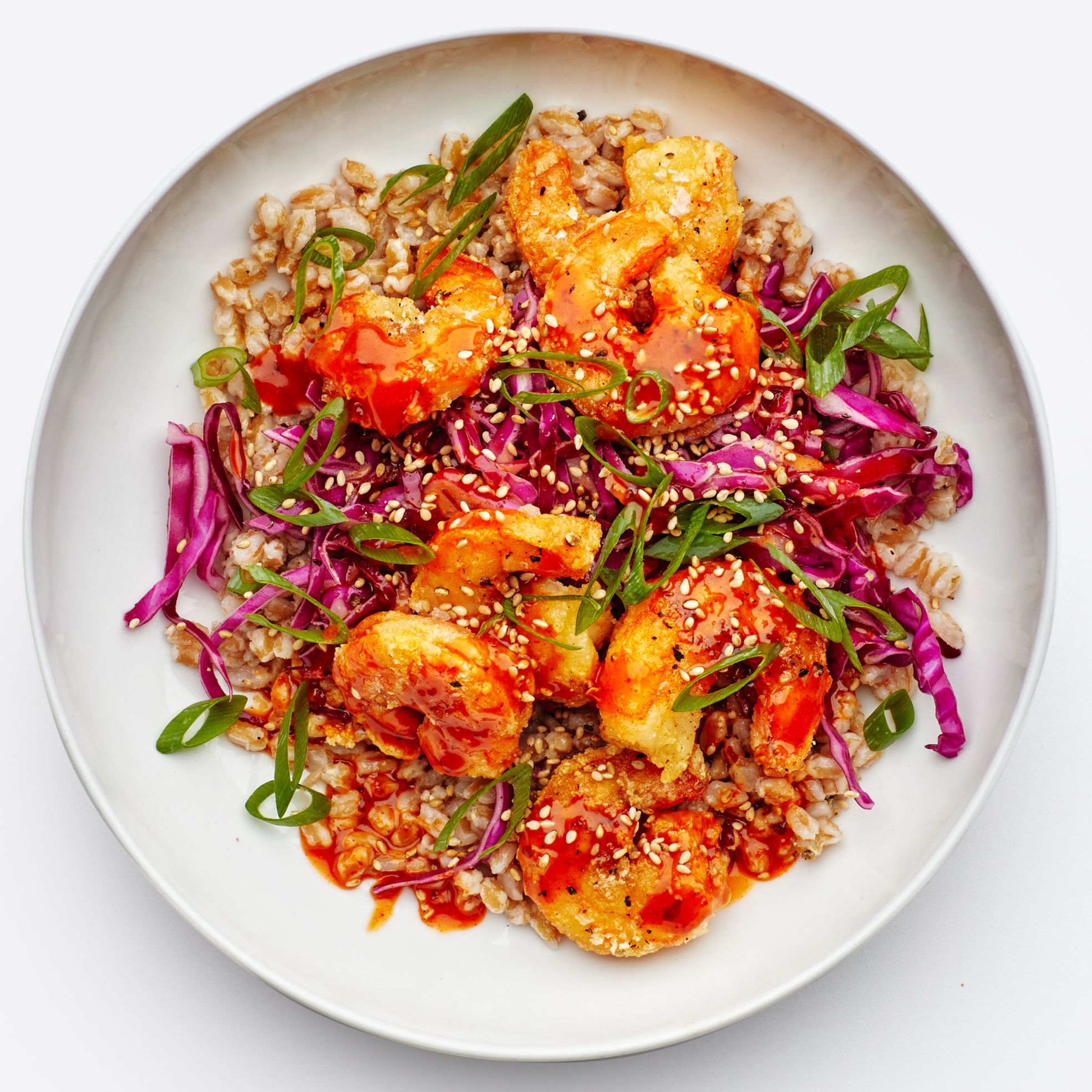 Crispy Pan Fried Shrimp With Cabbage Slaw And Gochujang Mayo Recipe Bon App tit