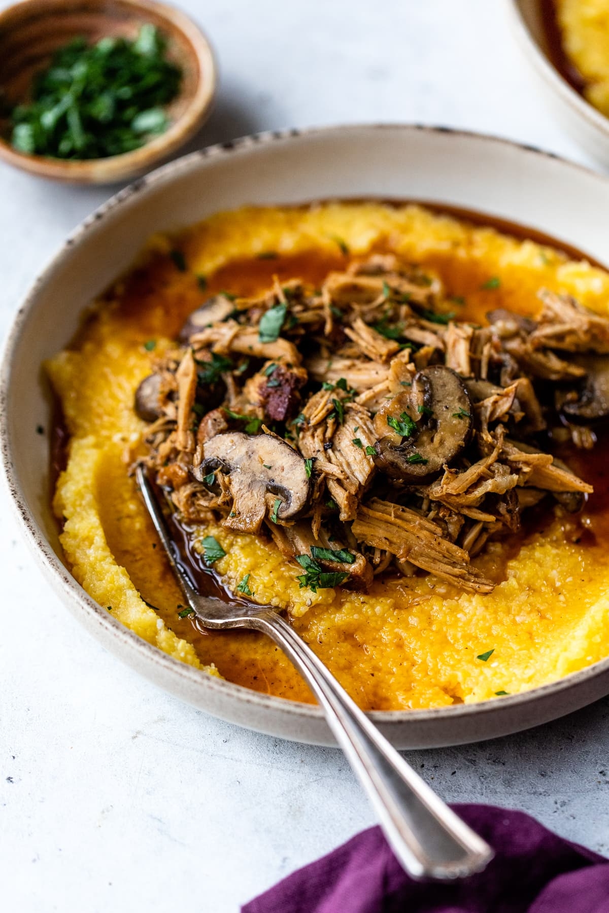 Crock Pot Pork Roast With Mushrooms And Polenta Skinnytaste Crock Pot Pork Roast With Mushrooms And Polenta Skinnytaste