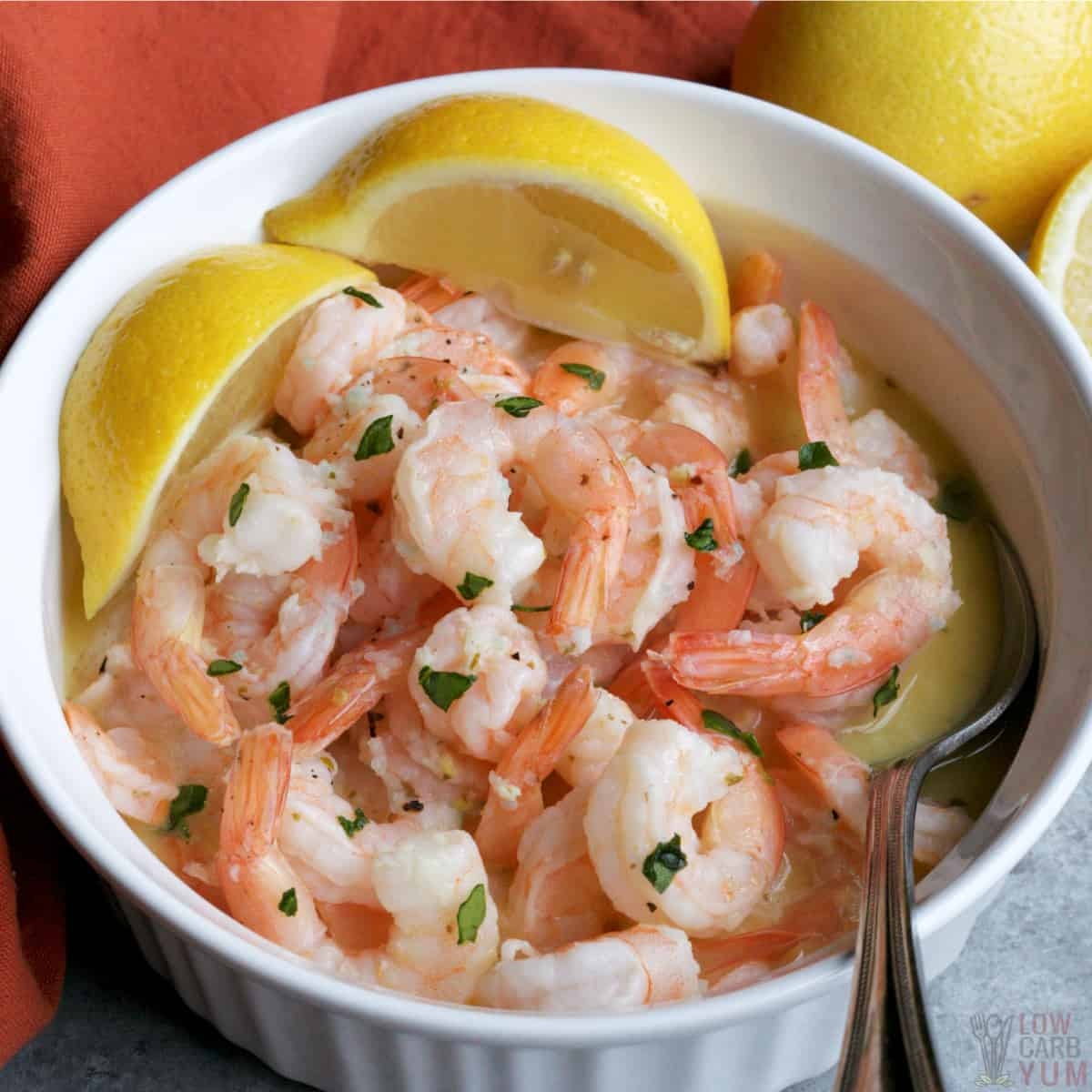Crock Pot Shrimp Scampi Easy Slow Cooker Recipe Low Carb Yum