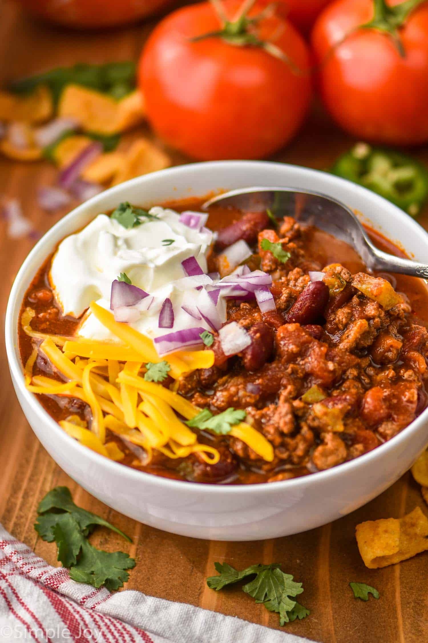 Crockpot Chili Simple Joy