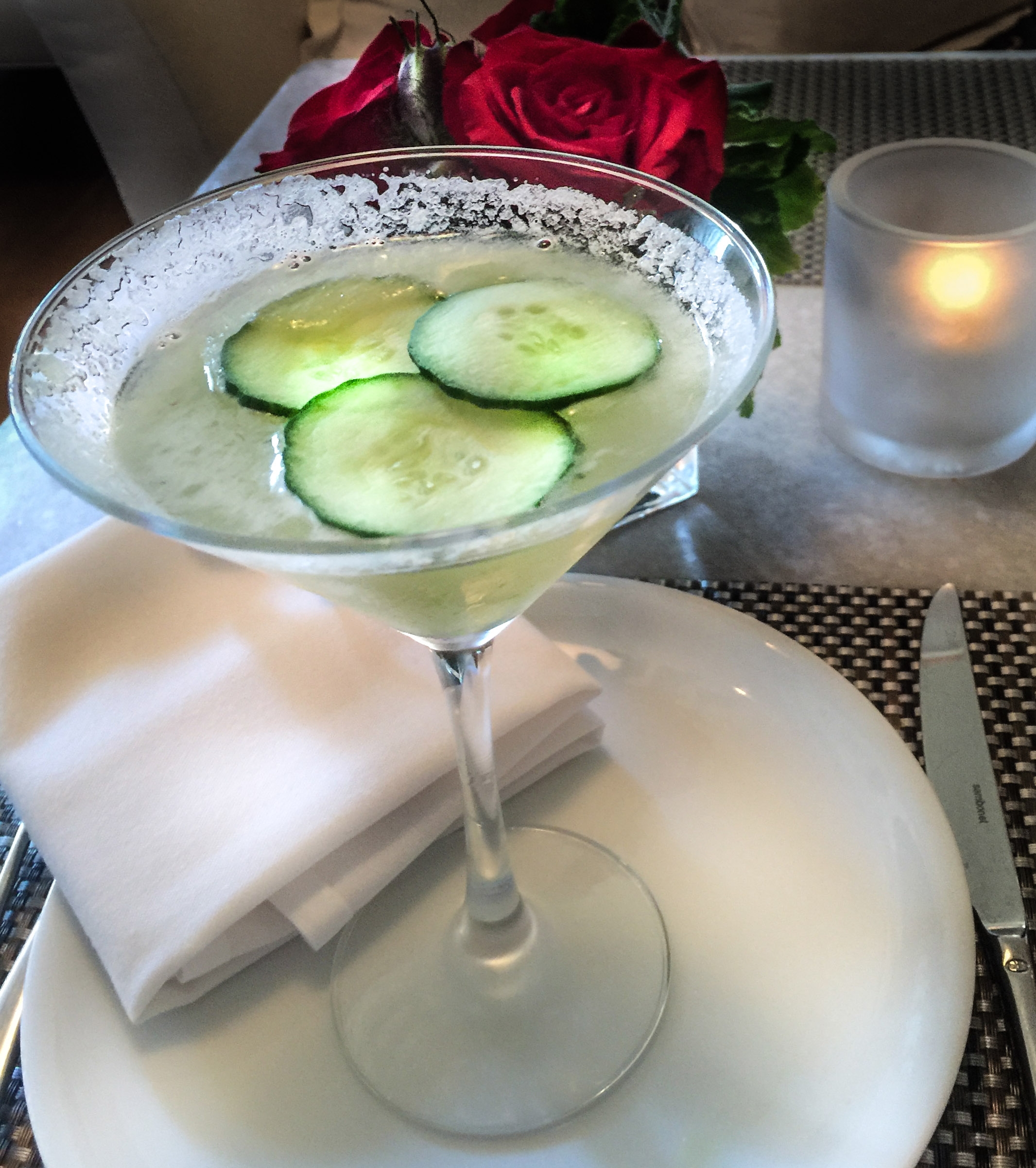 Cucumber Martini With Elderflower Liqueur Is A Cool Summer Cocktail 