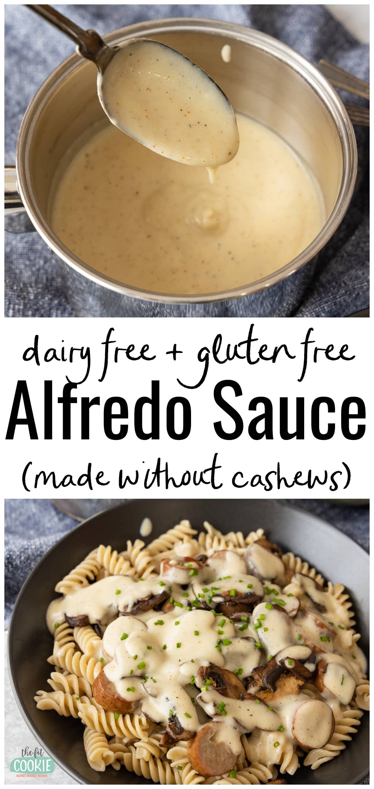 Dairy Free Alfredo Sauce No Cashews The Fit Cookie Dairy Free Alfredo Sauce No Cashews The Fit Cookie
