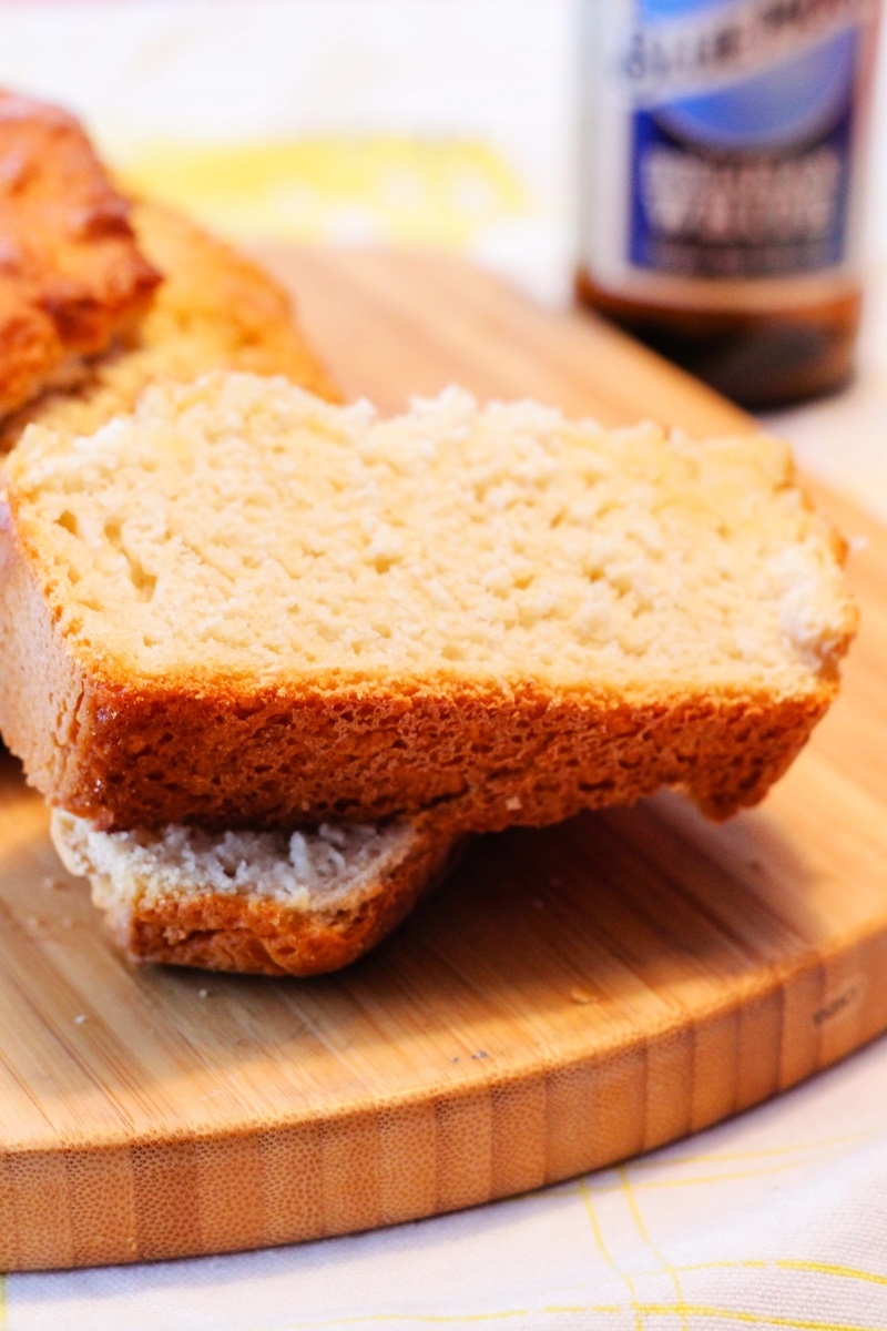 Dairy Free Beer Bread Recipe With Just 3 Ingredients Naturally Vegan 