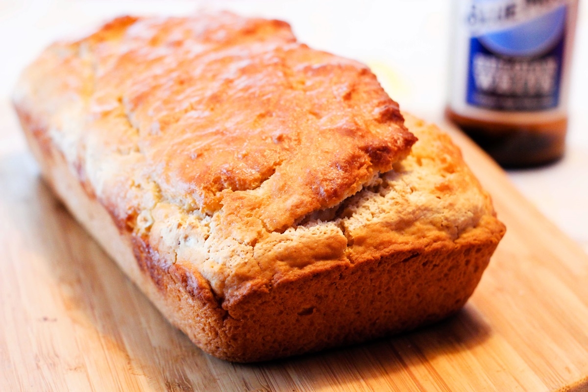 Dairy Free Beer Bread Recipe With Just 3 Ingredients Naturally Vegan 
