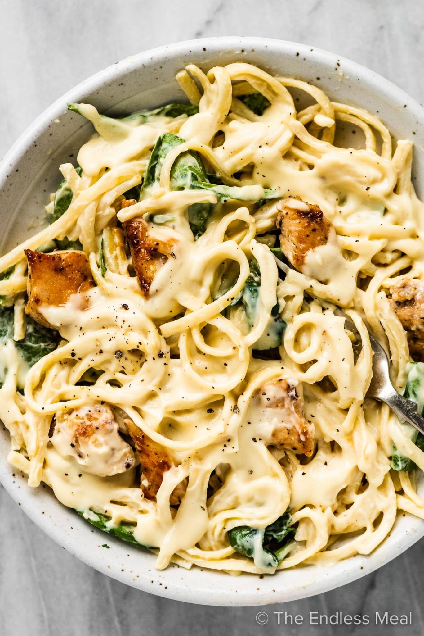 Dairy Free Chicken Alfredo With Cauliflower Sauce easy To Make 