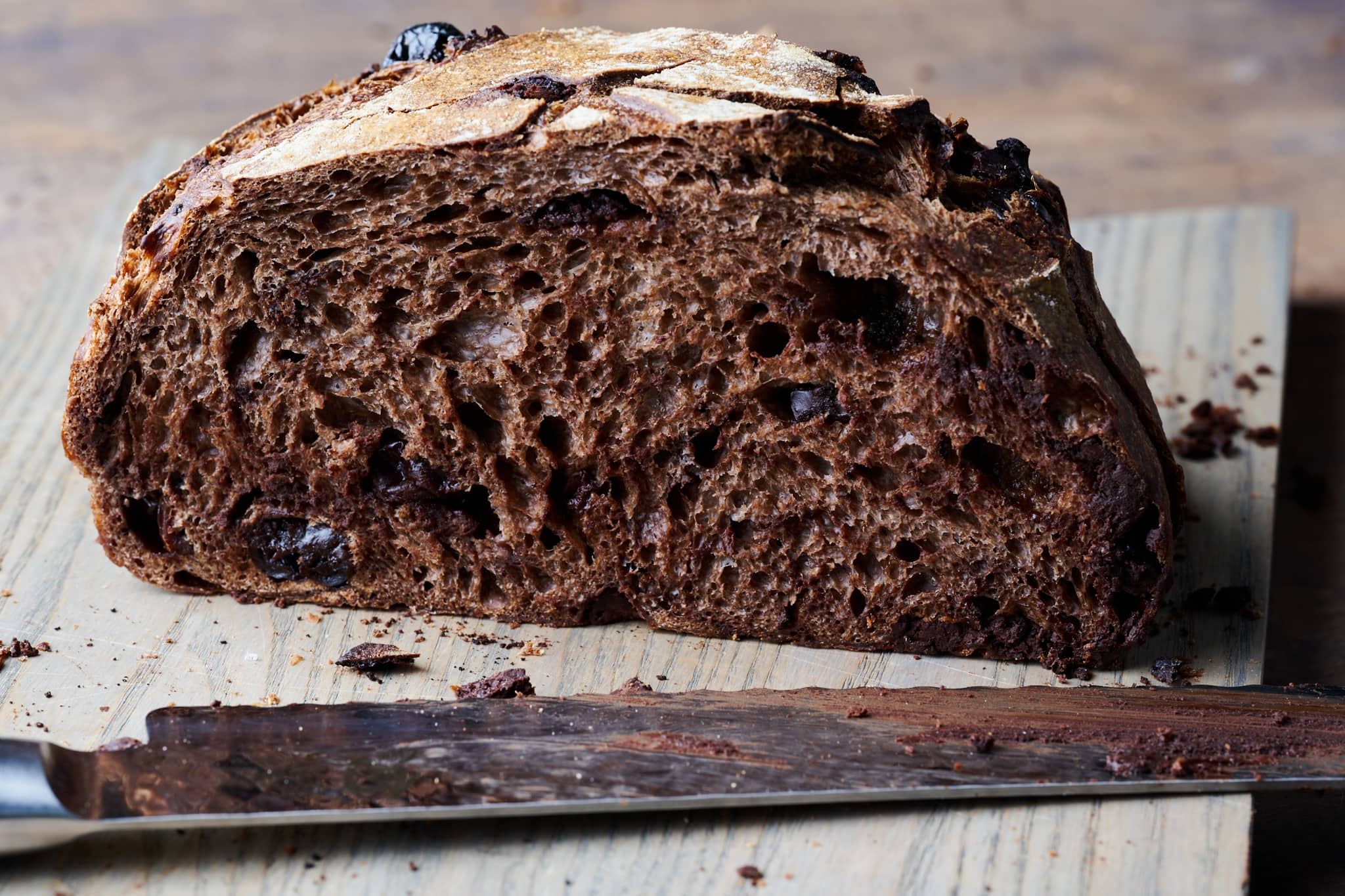 Dark Chocolate Cherry Sourdough Bread The Perfect Loaf