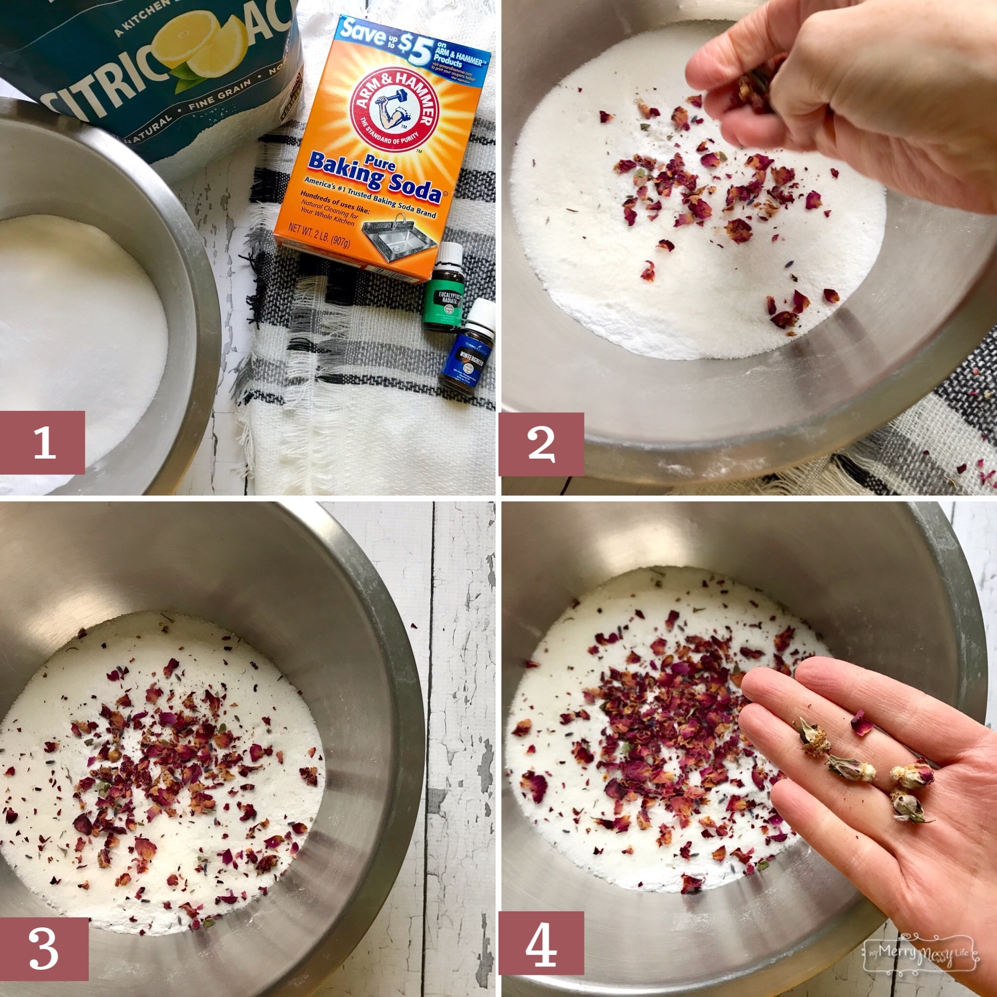 shower steamers recipe