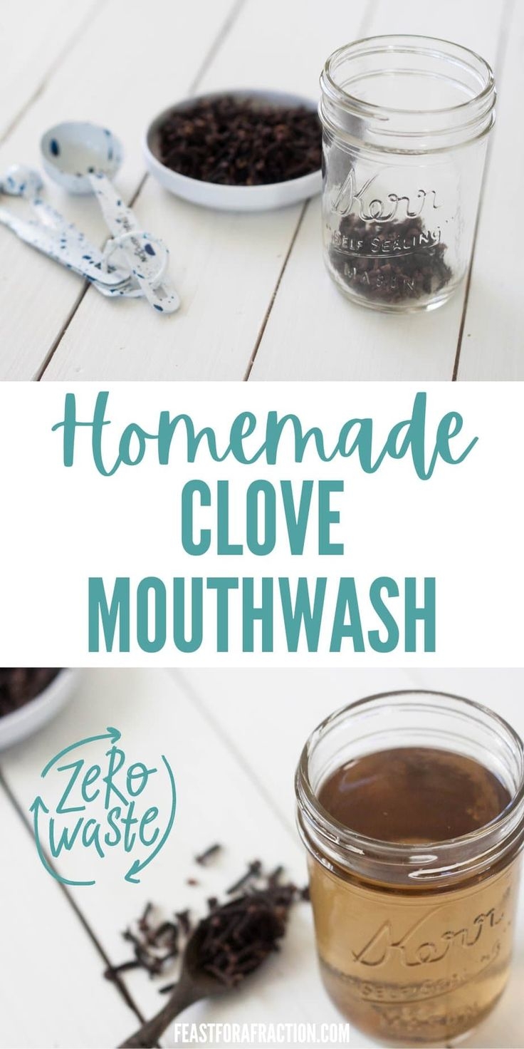 DIY Clove Mouthwash