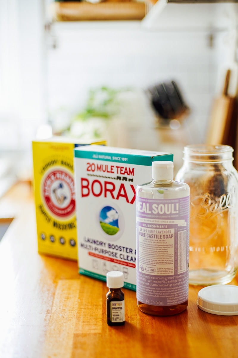 DIY Homemade Liquid Laundry Detergent 3 Ingredients Live Simply
