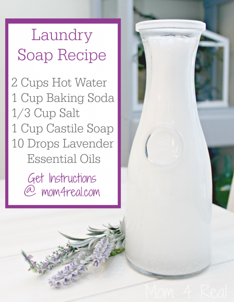  DIY Liquid Laundry Soap No Borax 