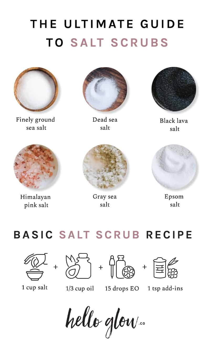DIY Salt Scrub Recipes The 6 Best Salts To Try Hello Glow DIY Salt Scrub Recipes The 6 Best Salts To Try Hello Glow