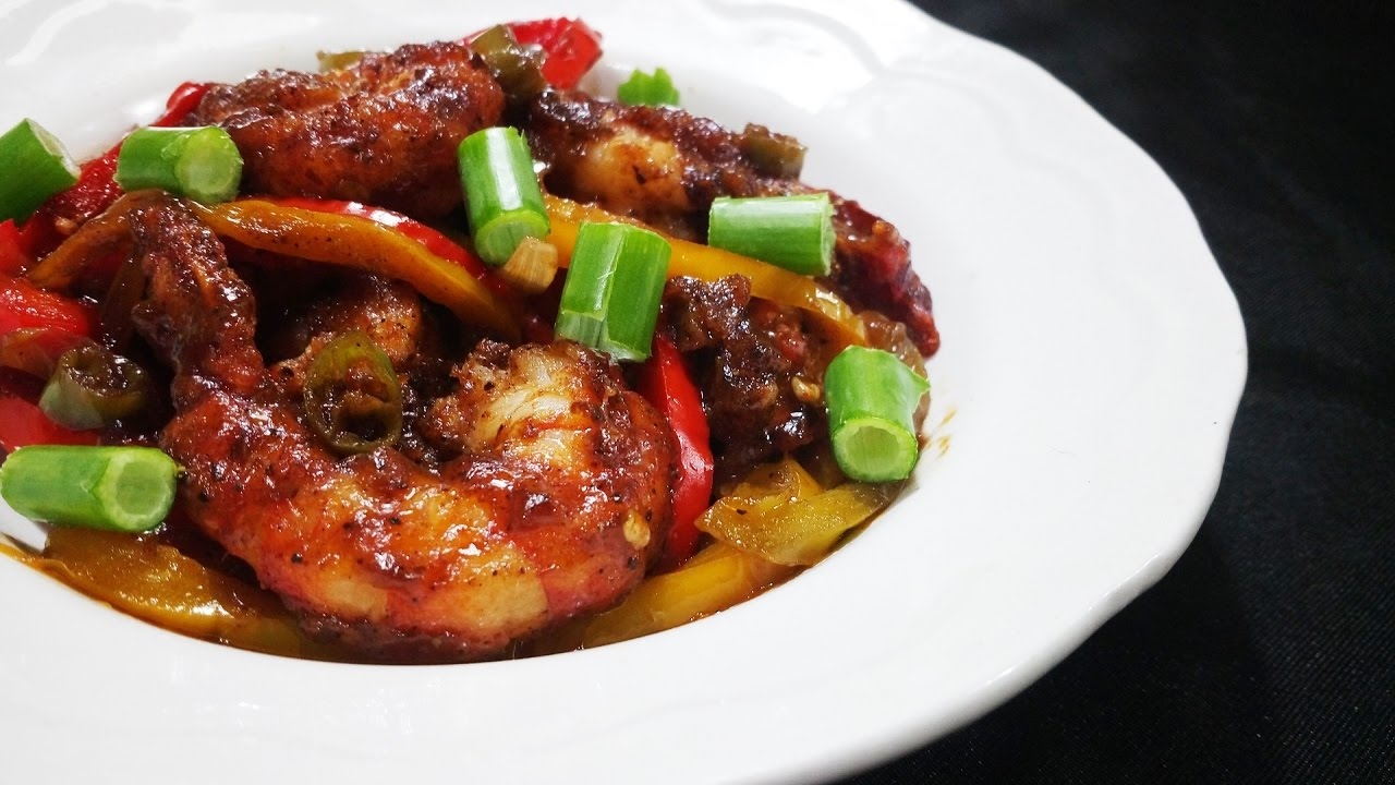 Dragon Prawn Restaurant Style Chef Lall s Kitchen YouTube