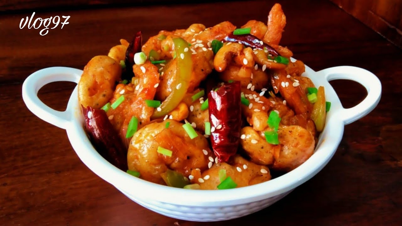 Dragon Prawns Restaurant Style Indo Chinese Starter Dish Recipe With English Subtitles YouTube