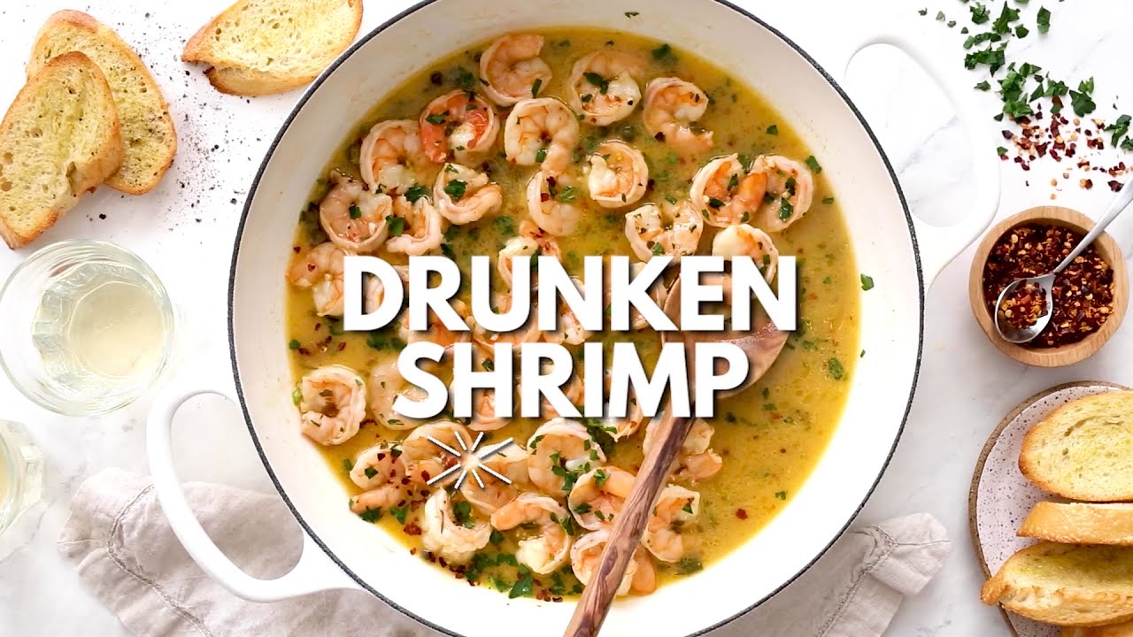 recipe for drunken shrimp