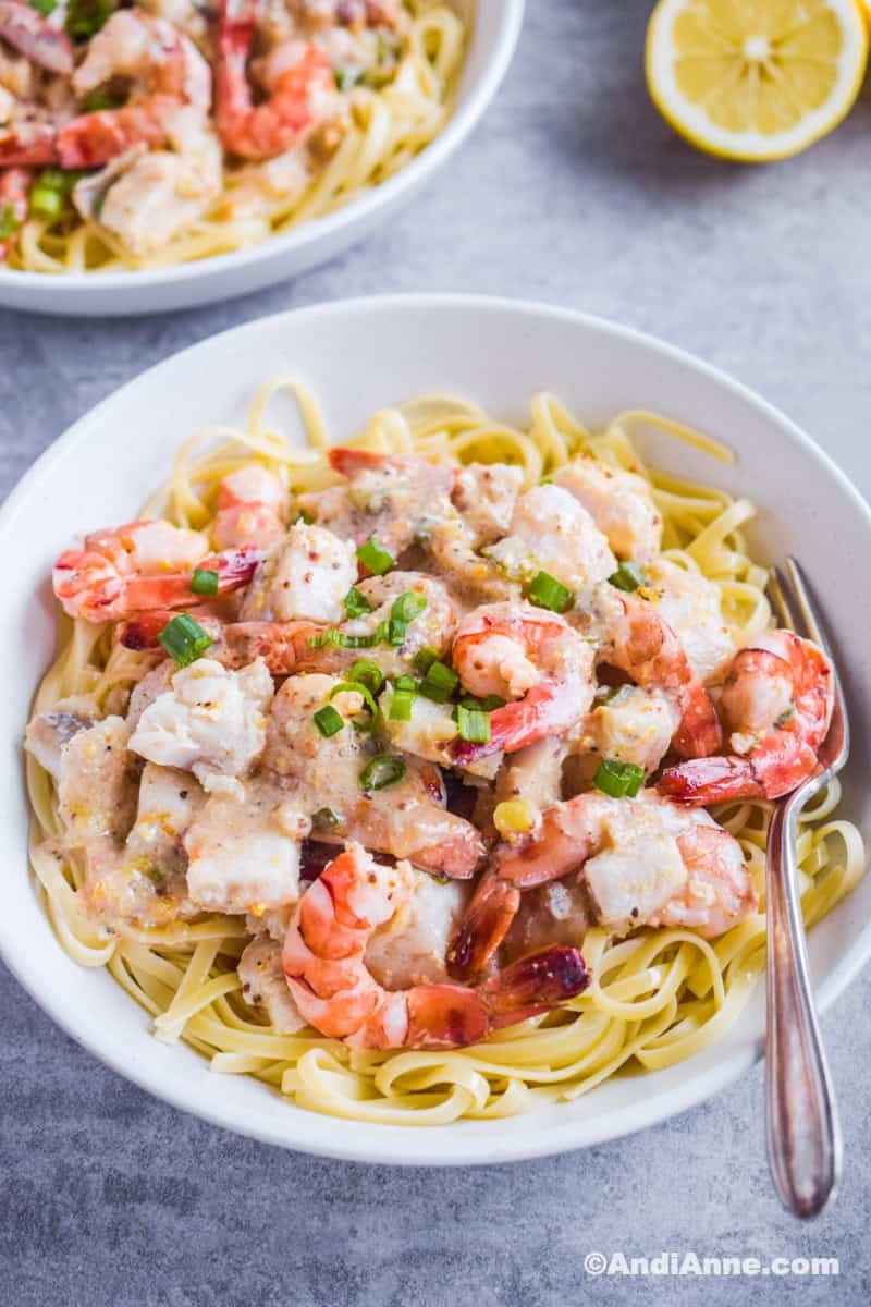 Easiest Cod And Shrimp Recipe