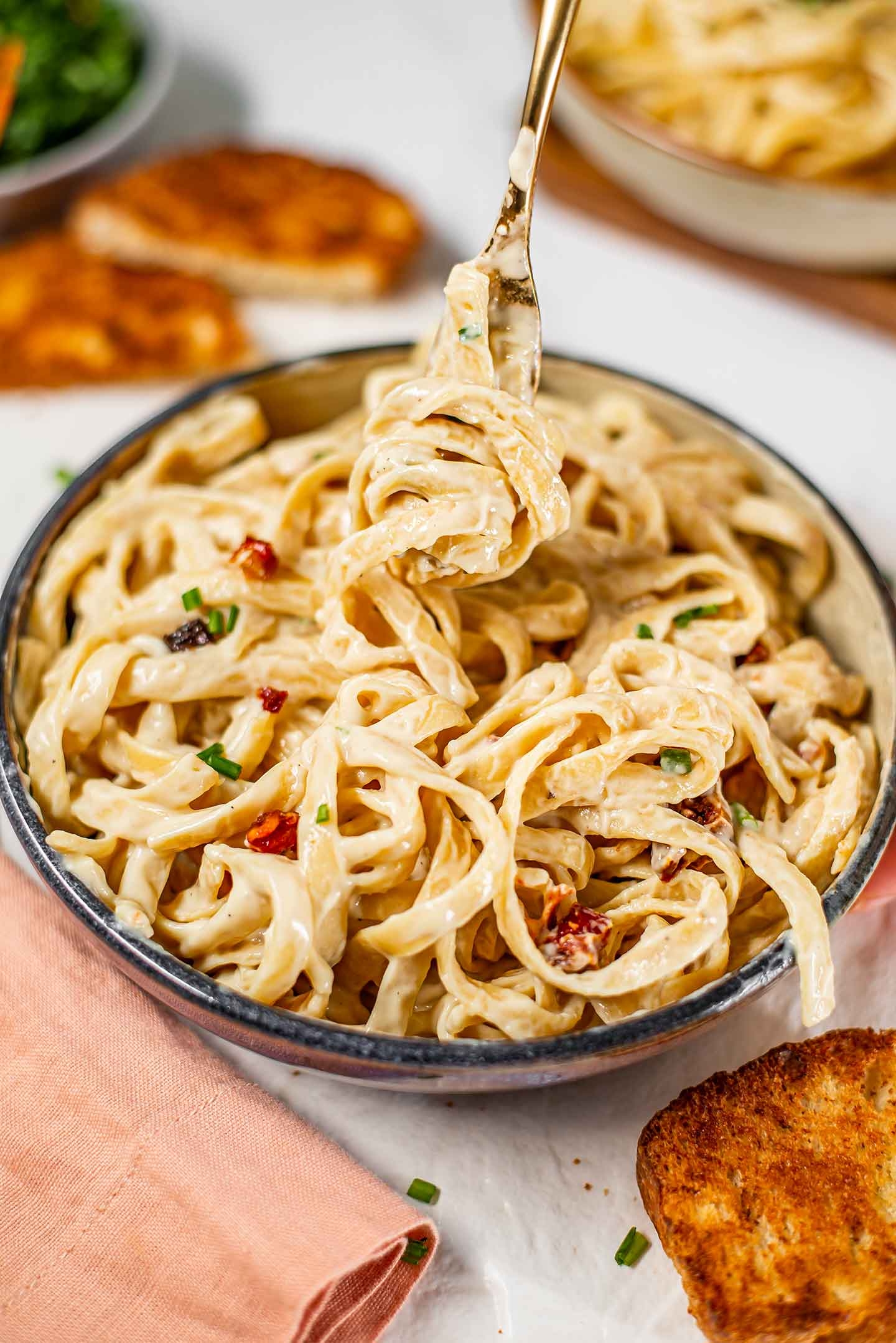 Easiest Dairy Free Fettuccine Alfredo In 20 Minutes Tasty Thrifty Timely Easiest Dairy Free Fettuccine Alfredo In 20 Minutes Tasty Thrifty Timely