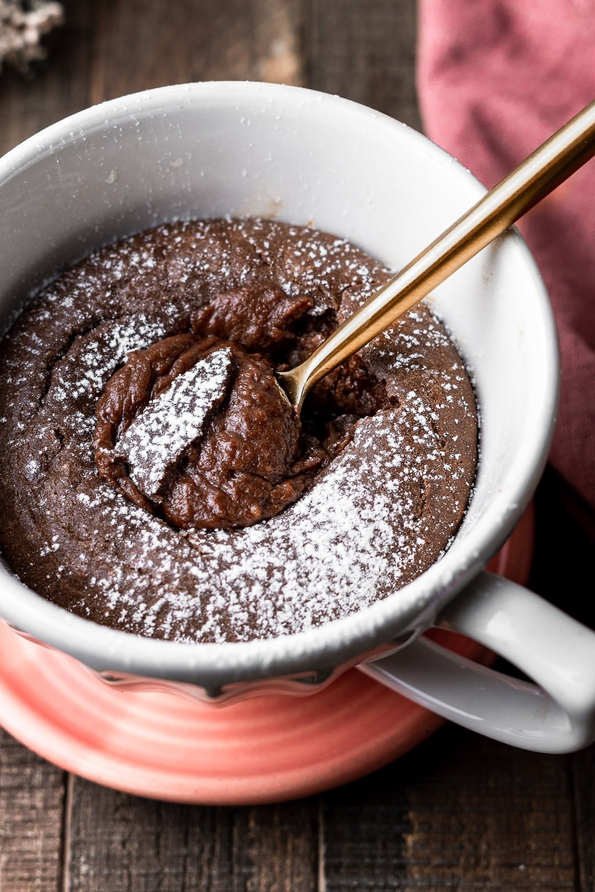 Easy 4 Ingredient Nutella Lava Mug Cake Masala And Chai