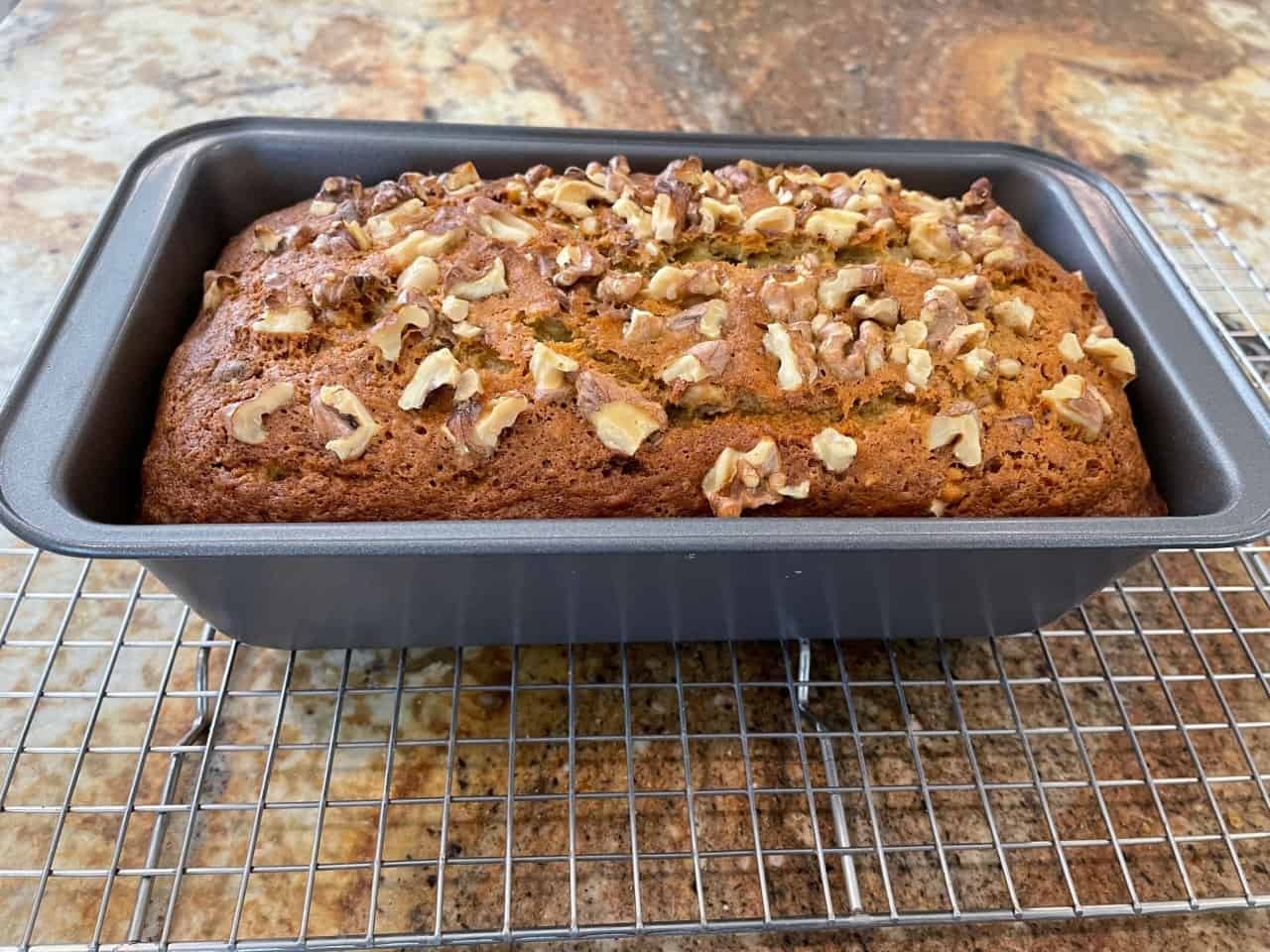 Easy Banana Nut Bread Walnut Recipe Video Bread Dad