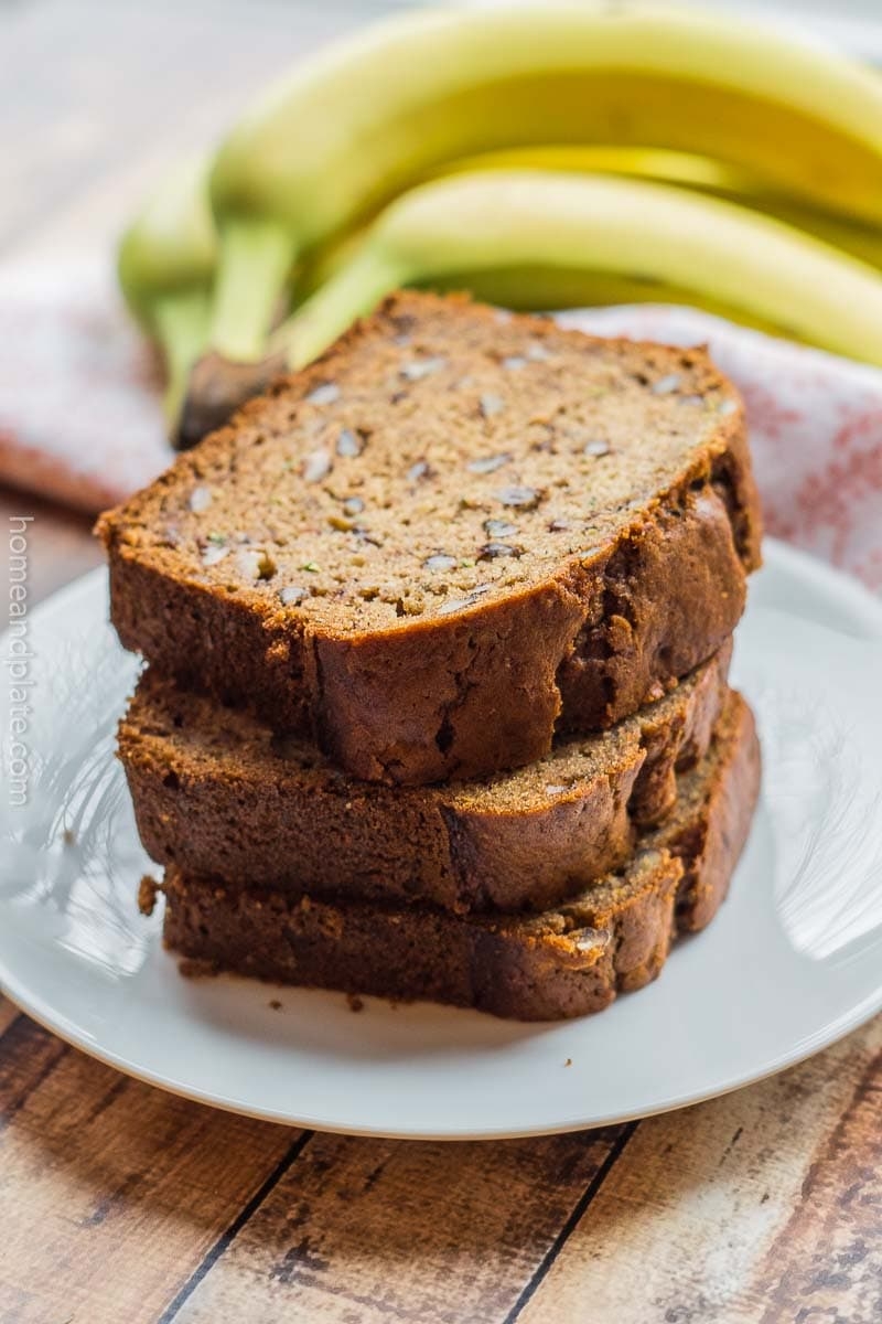 Easy Banana Zucchini Bread Recipe With Pecans Home Plate Easy Banana Zucchini Bread Recipe With Pecans Home Plate