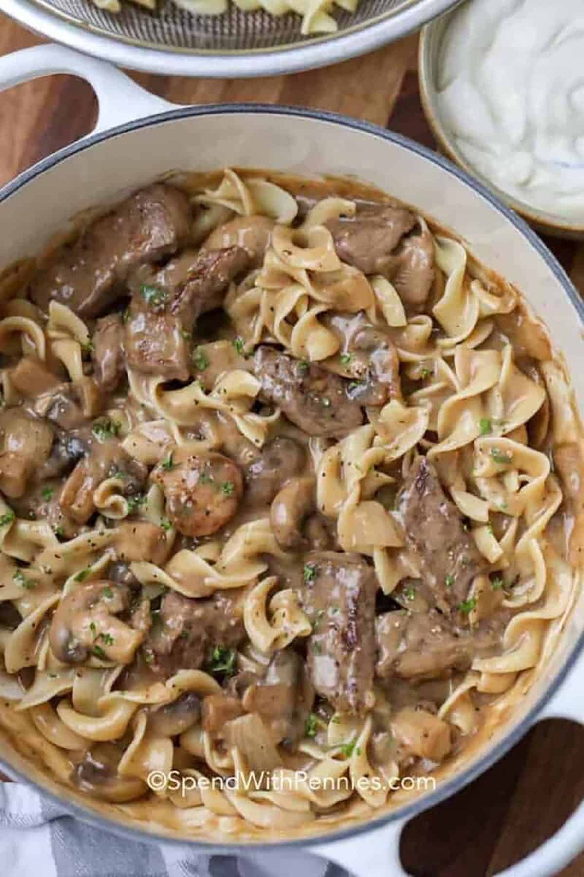 Easy Beef Stroganoff Spend With Pennies