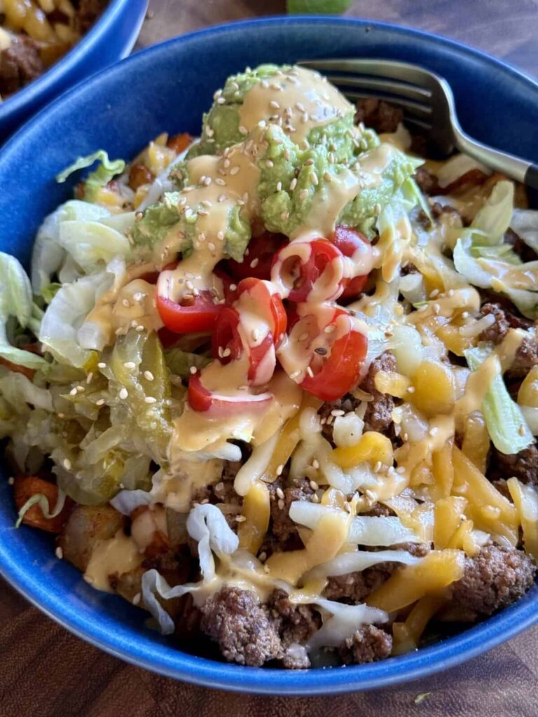 Easy Big Mac In A Bowl Hungry Happens