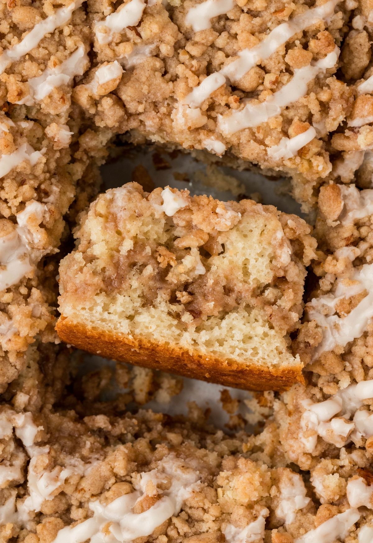 EASY Bisquick Coffee Cake With Streusel Crumb Topping Together As Family