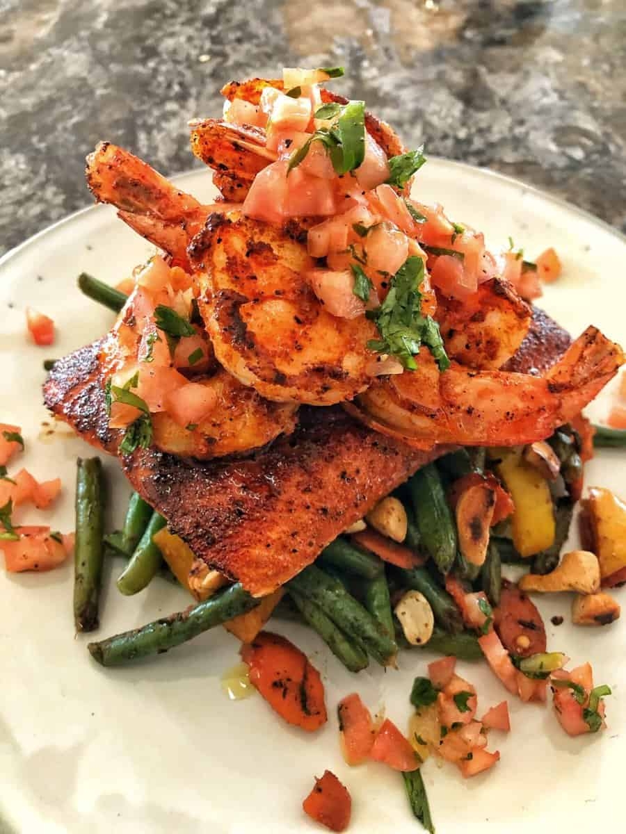 Easy Blackened Salmon Shrimp Recipe Kenneth Temple