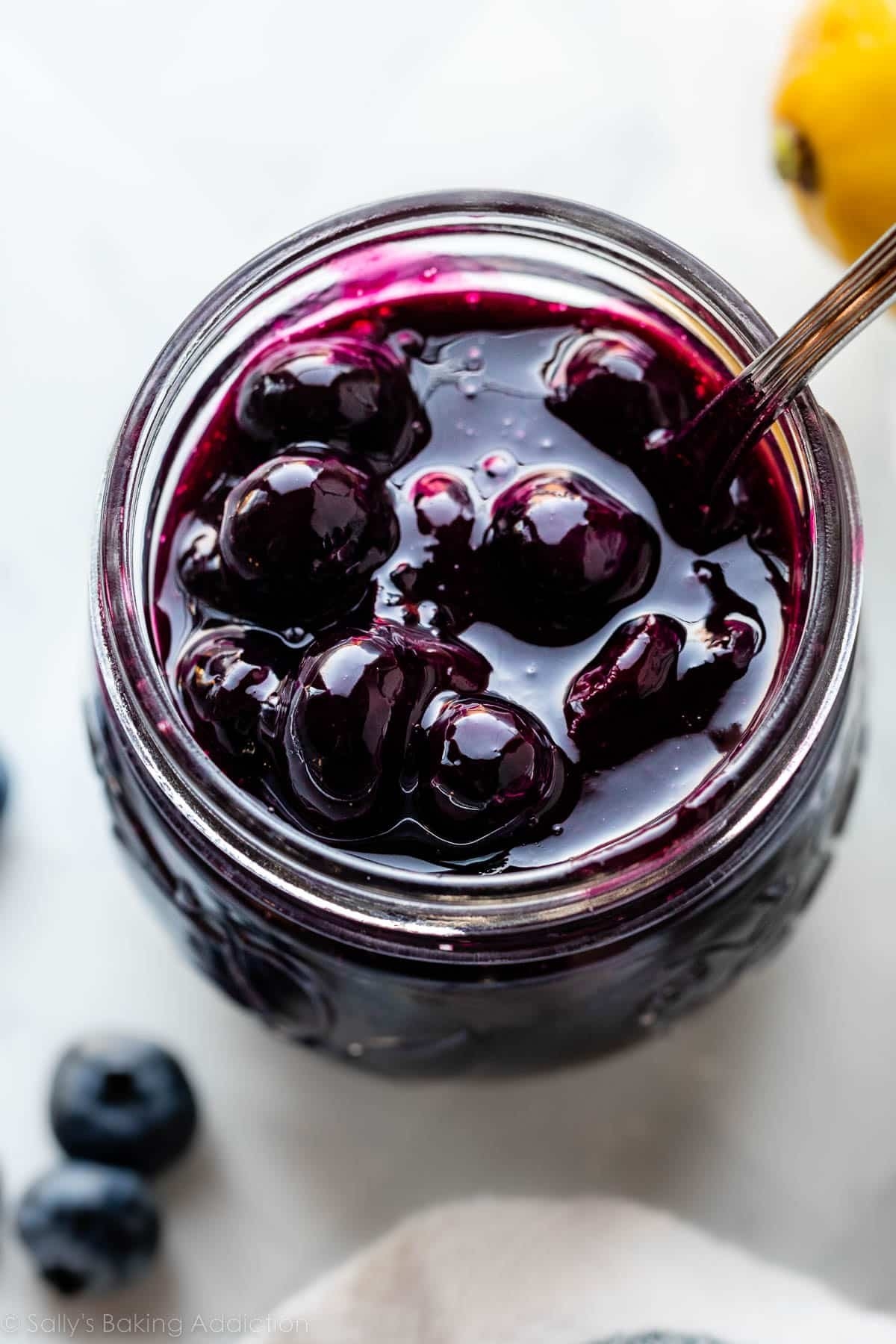 Easy Blueberry Sauce 6 Ingredients Sally s Baking