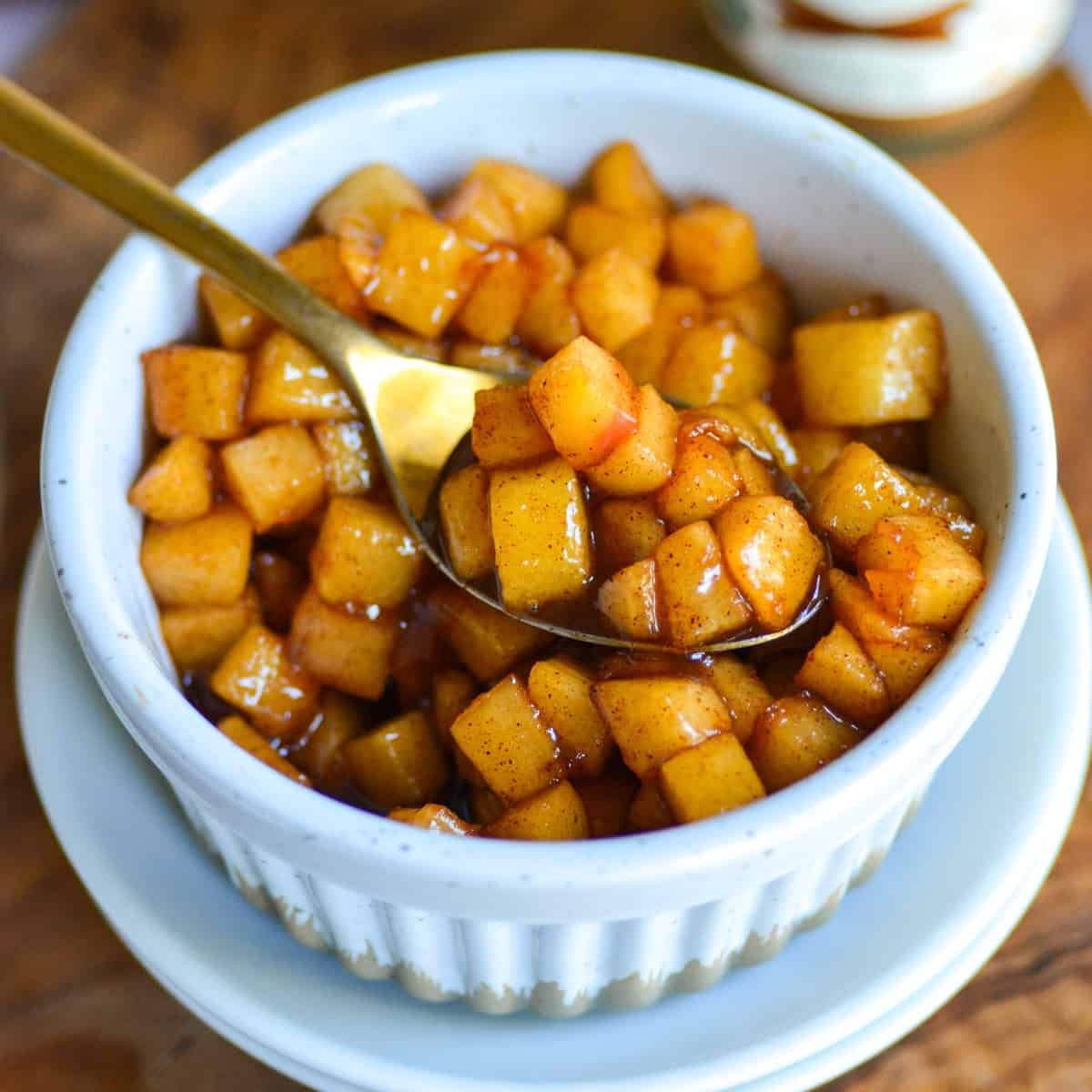 Easy Caramelized Apples 10 Minute Recipe Earthly Provisions Easy Caramelized Apples 10 Minute Recipe Earthly Provisions