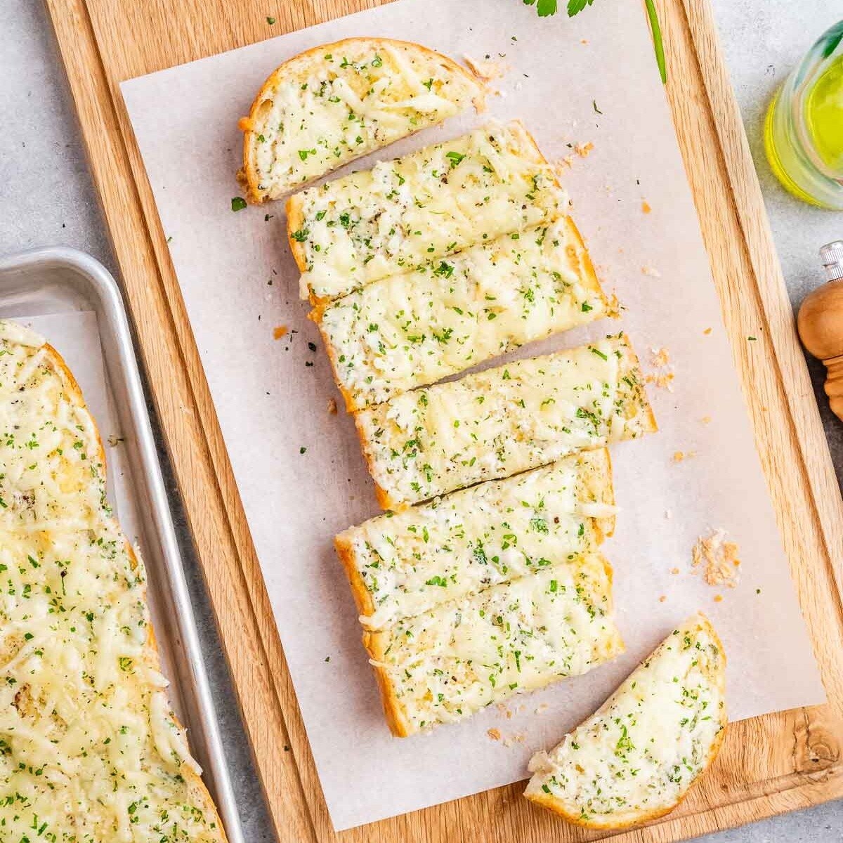 cheesy garlic bread recipe