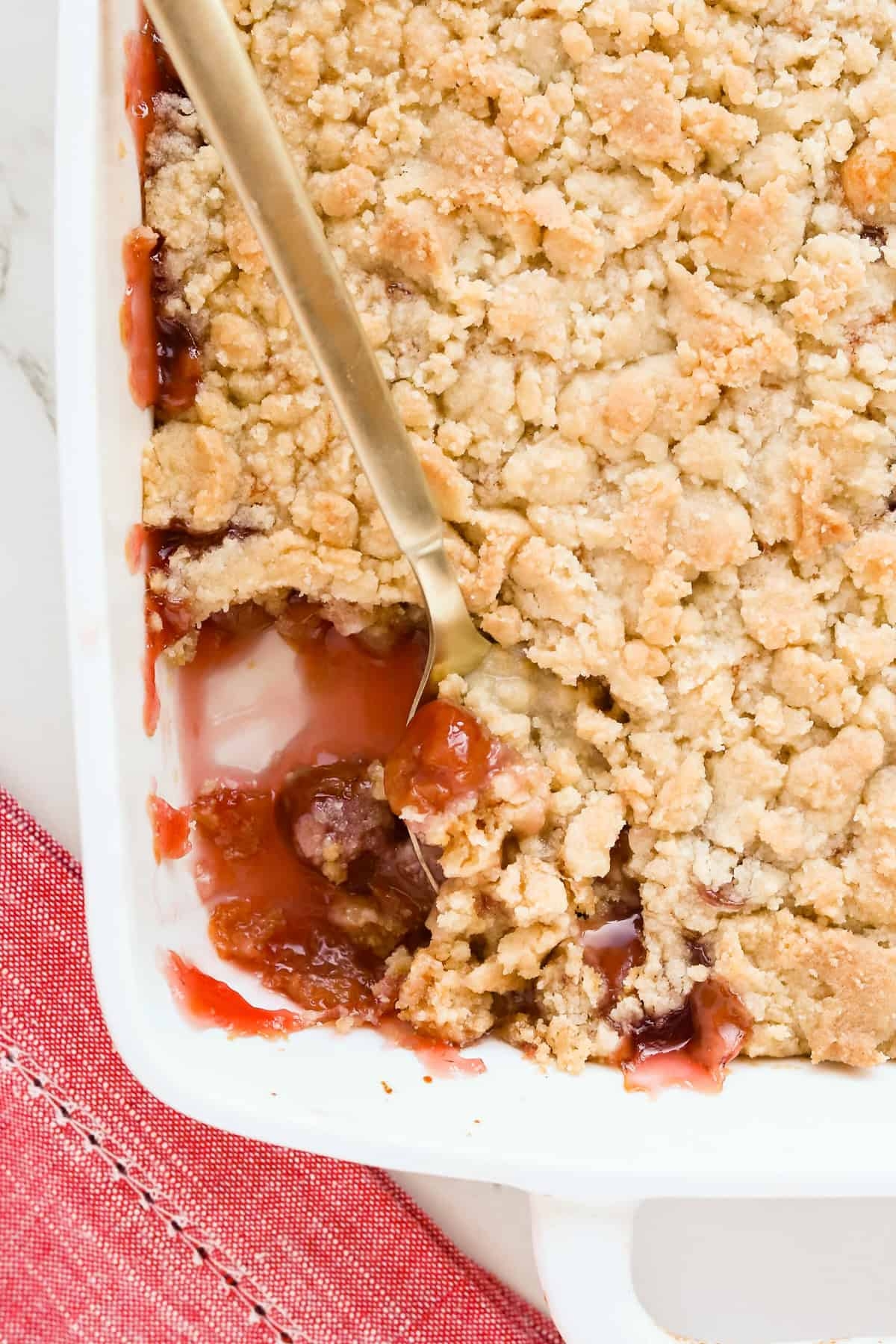 Easy Cherry Cobbler With Cake Mix The Darling Apron